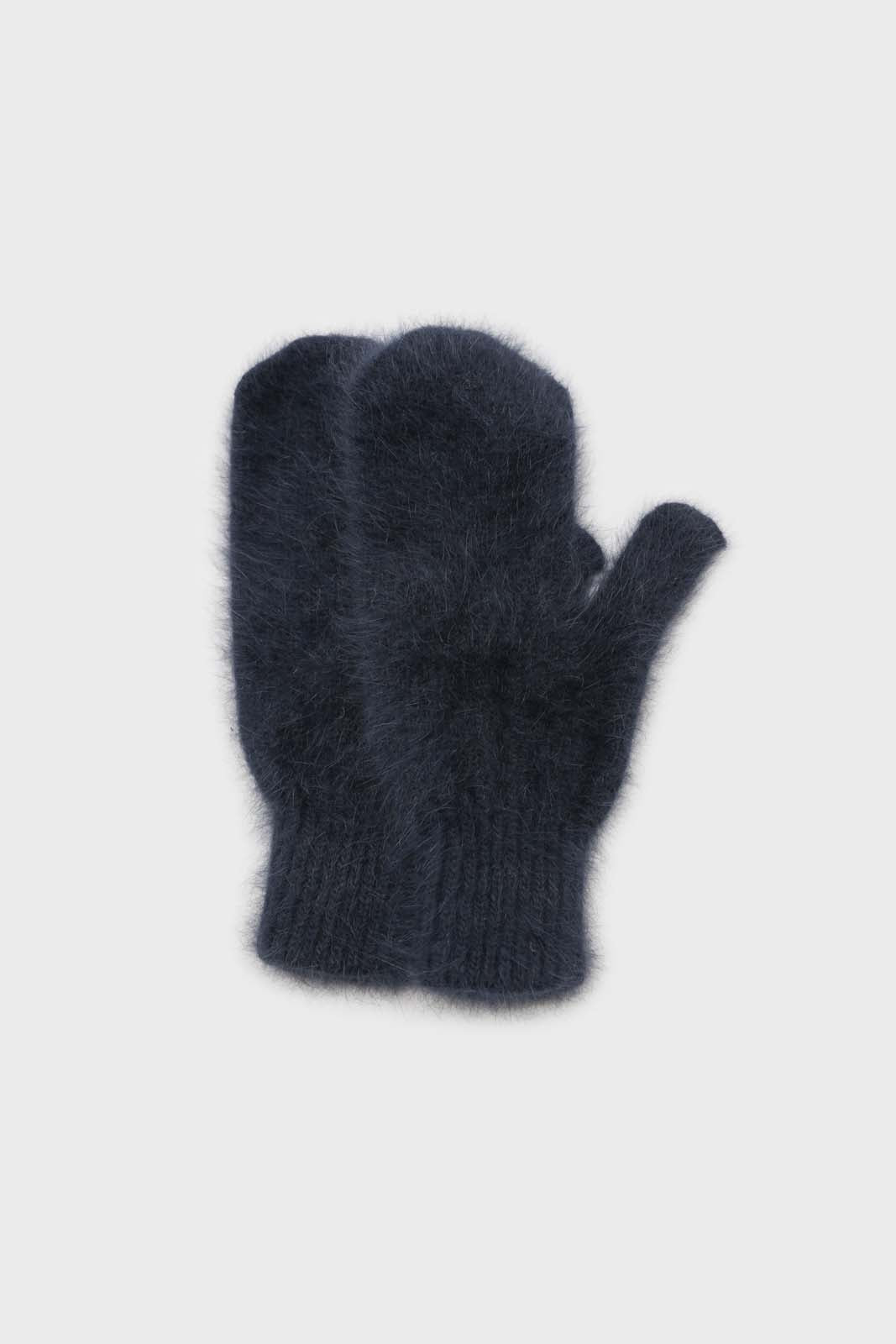 Deep blue mohair mittens_1