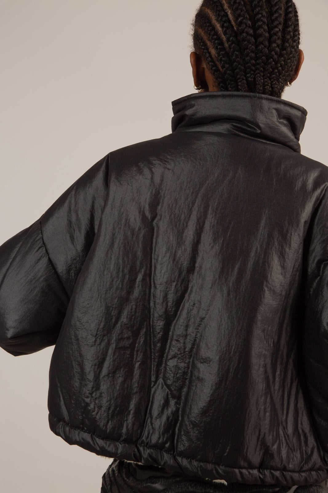 Black and ivory faux fur lined jacket_3