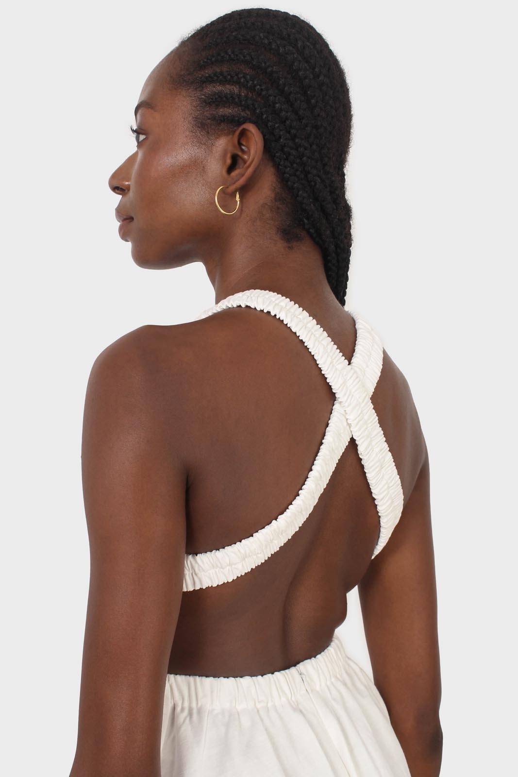 White open cross back dress_8