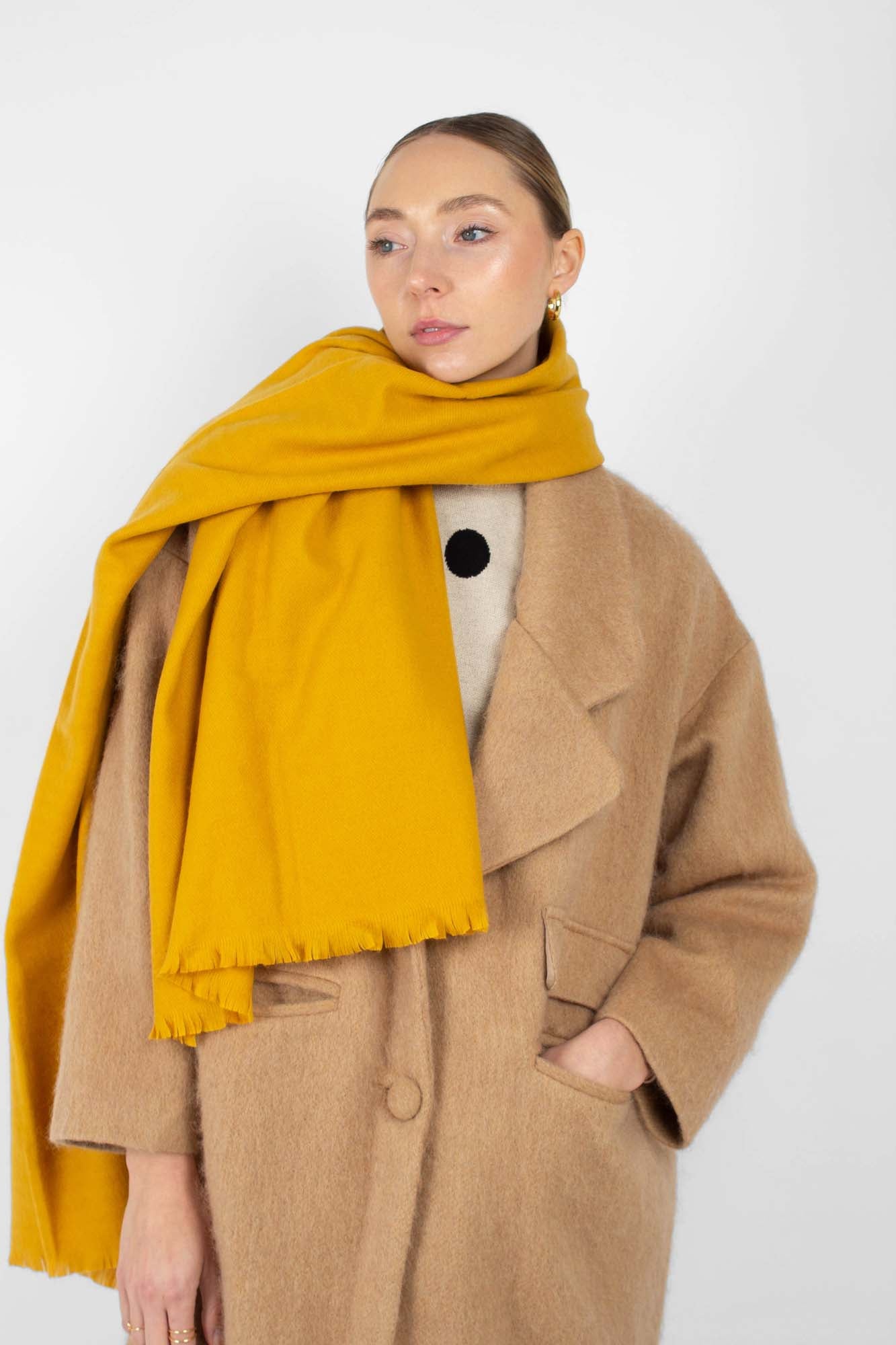 Mustard ultra soft classic scarf_4