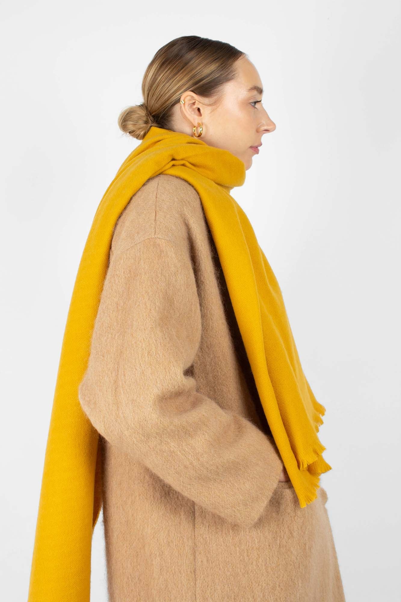 Mustard ultra soft classic scarf_5