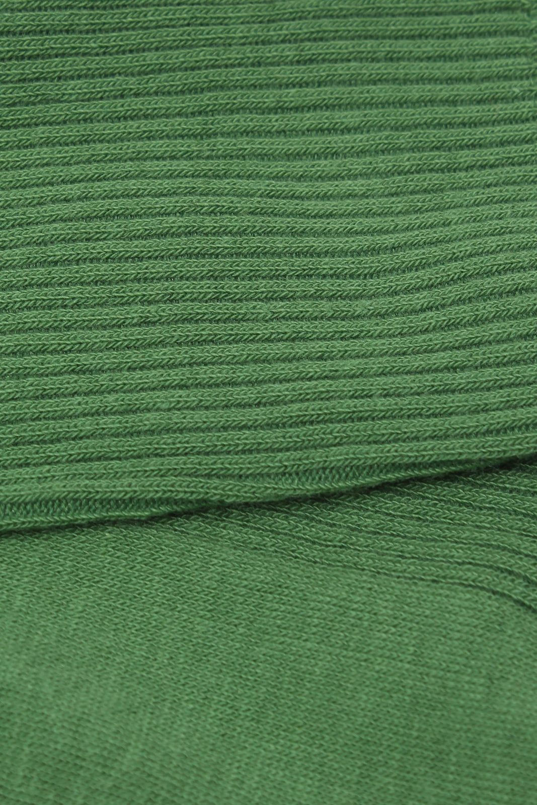 Green classic ribbed socks_4