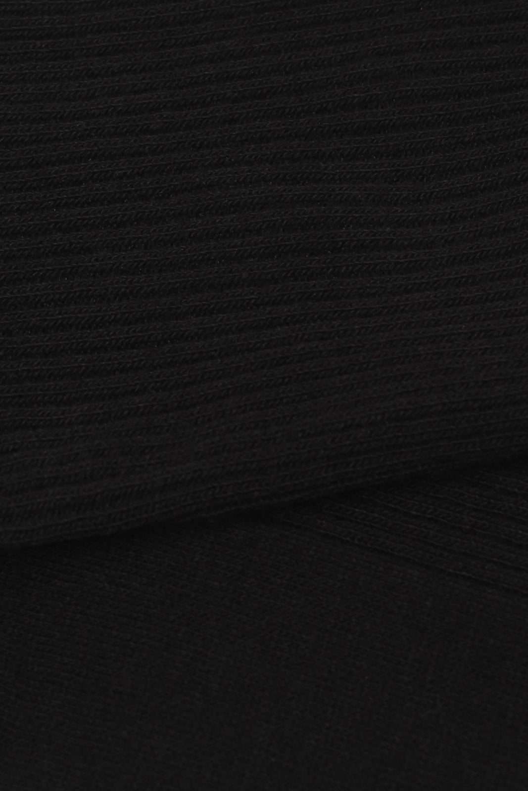 Black classic ribbed socks_4