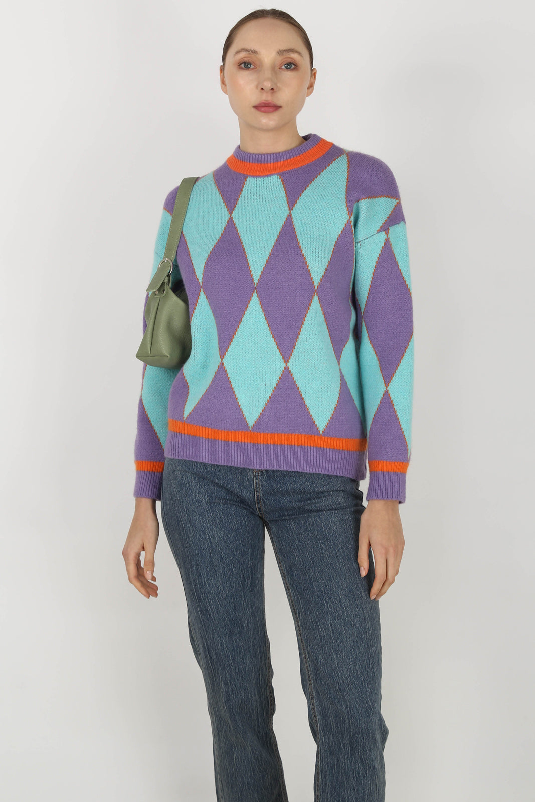 Purple and blue bold diamonds jumper_6
