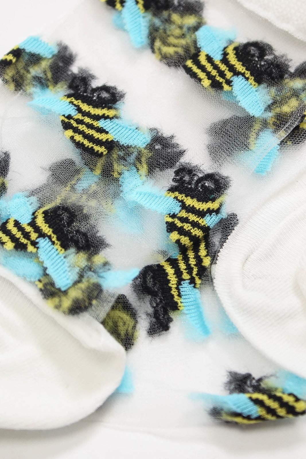 Bumble bee sheer socks_2