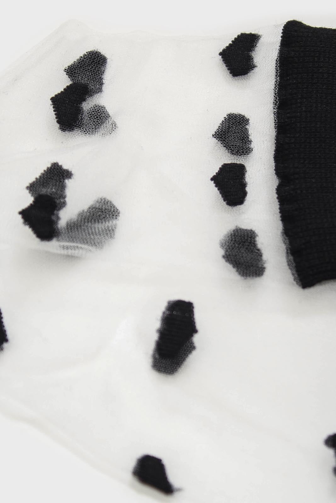 Black sheer heart socks_2