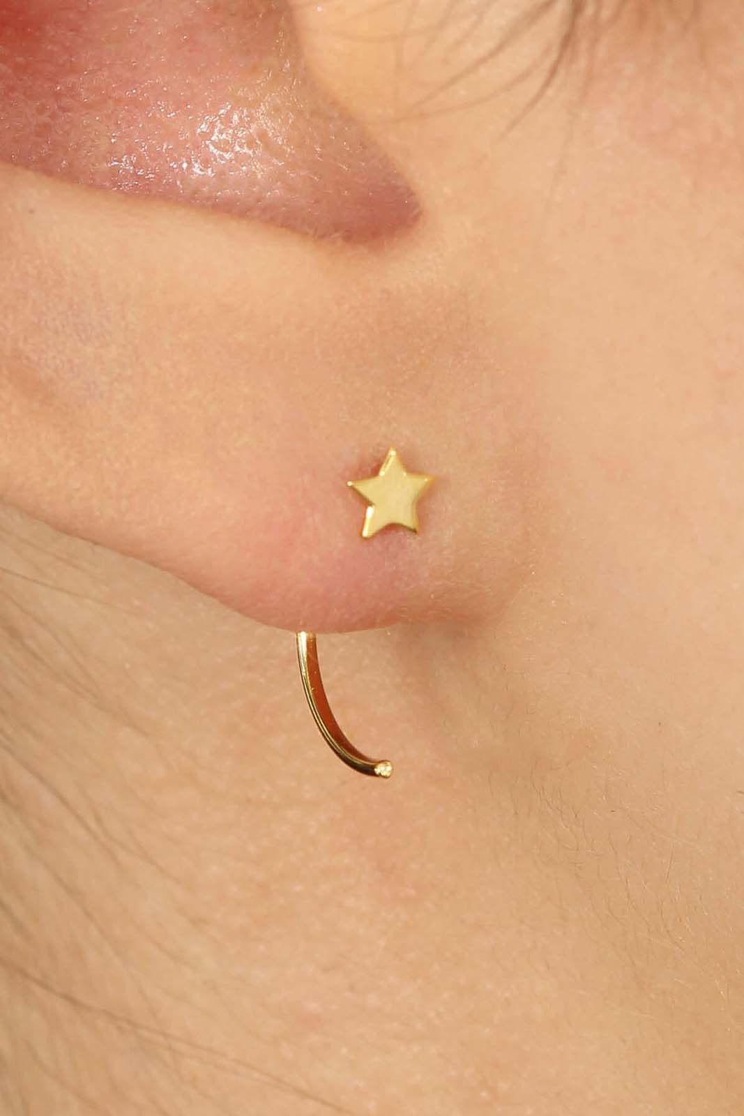 Gold star half hoop_3