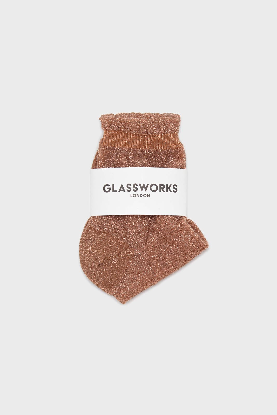 Dusty rose pink glitter superstar socks_3