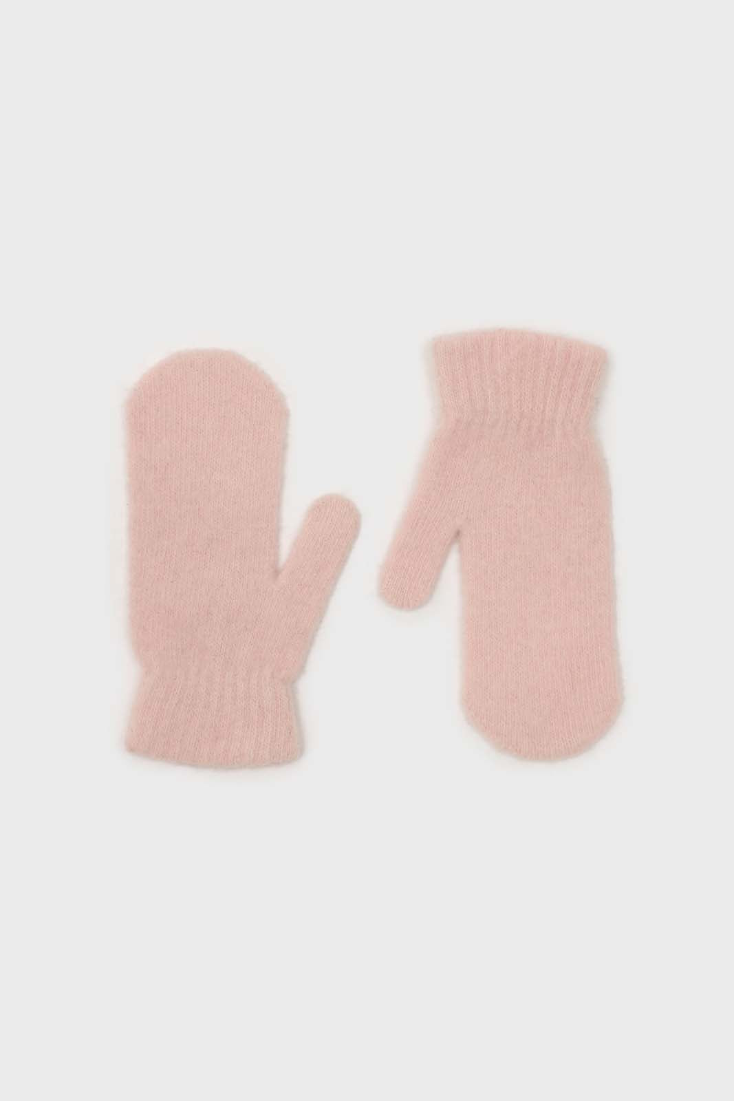 Light pink mohair mittens_3