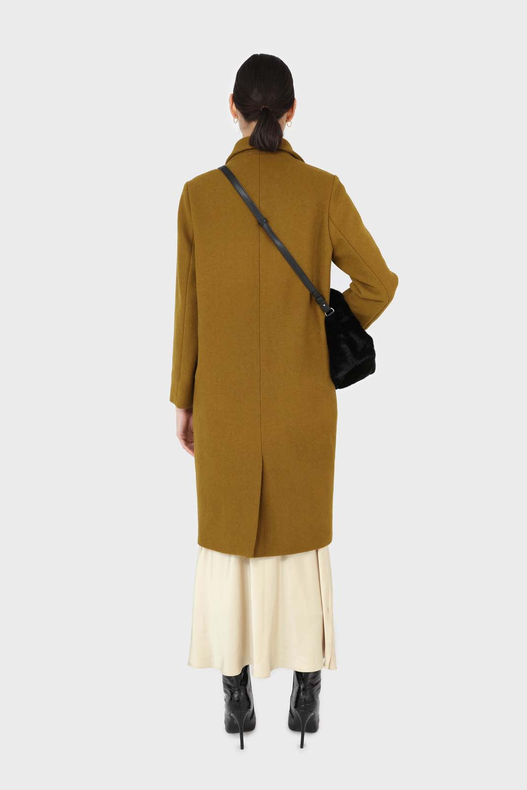 Mustard wool double breasted coat_3