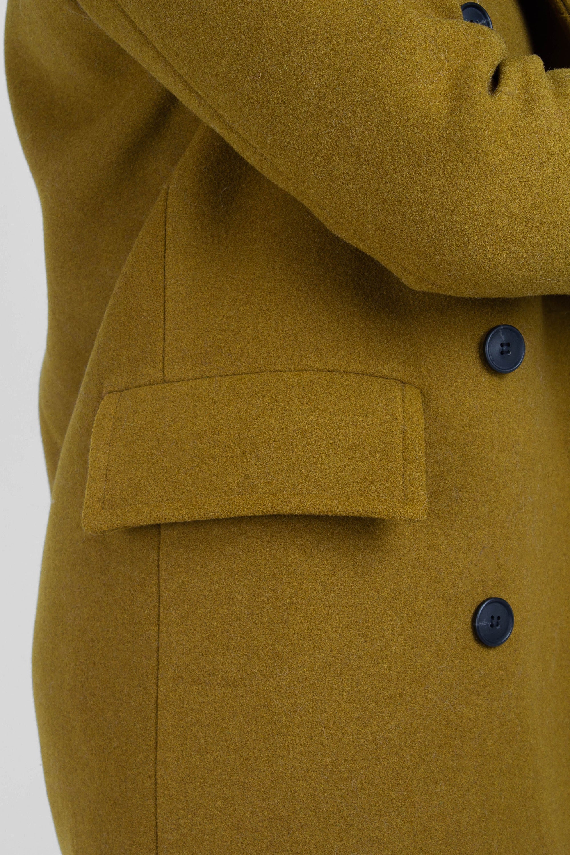Mustard wool double breasted coat_2