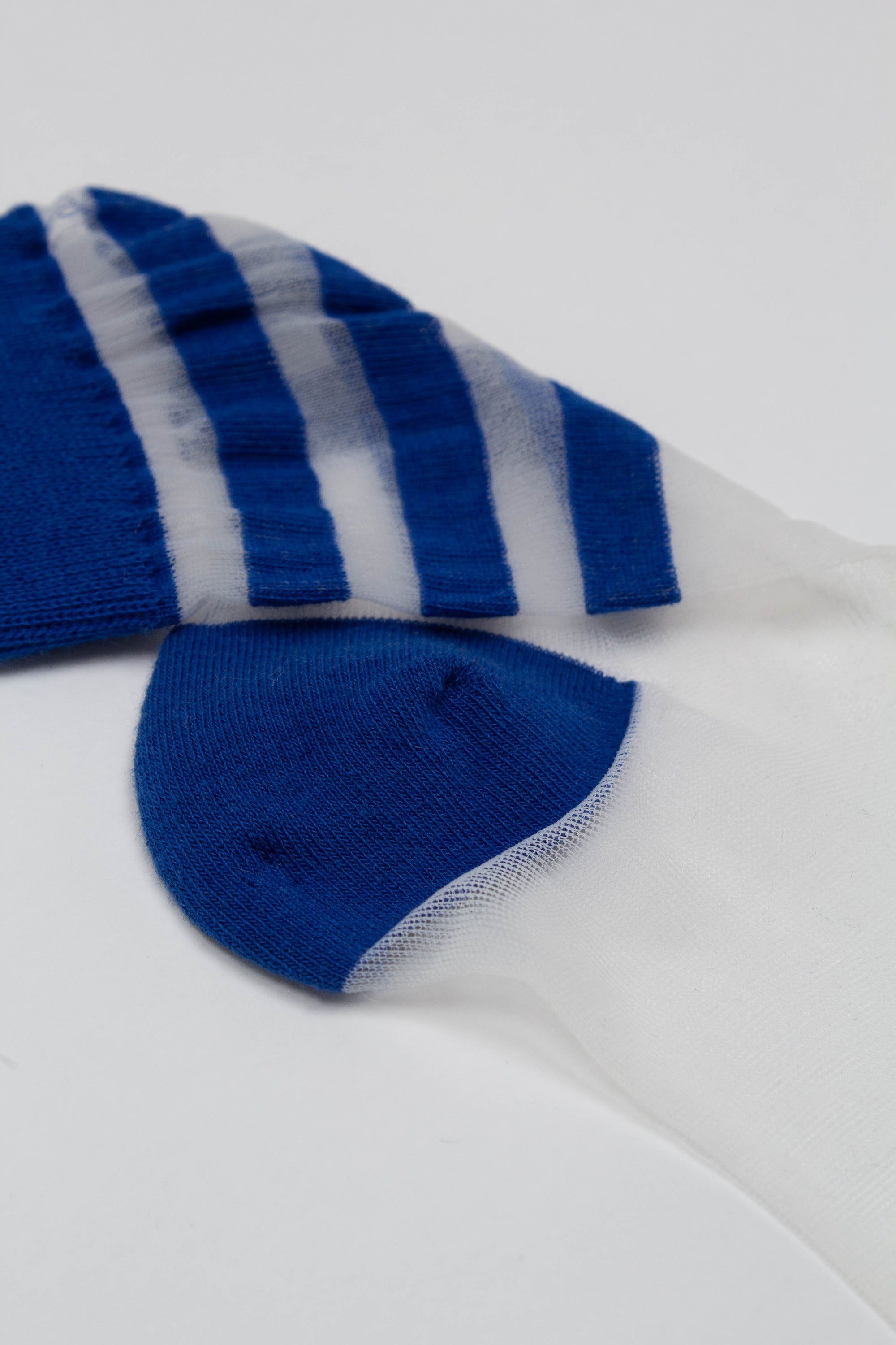Cobalt sheer triple stripe socks_4