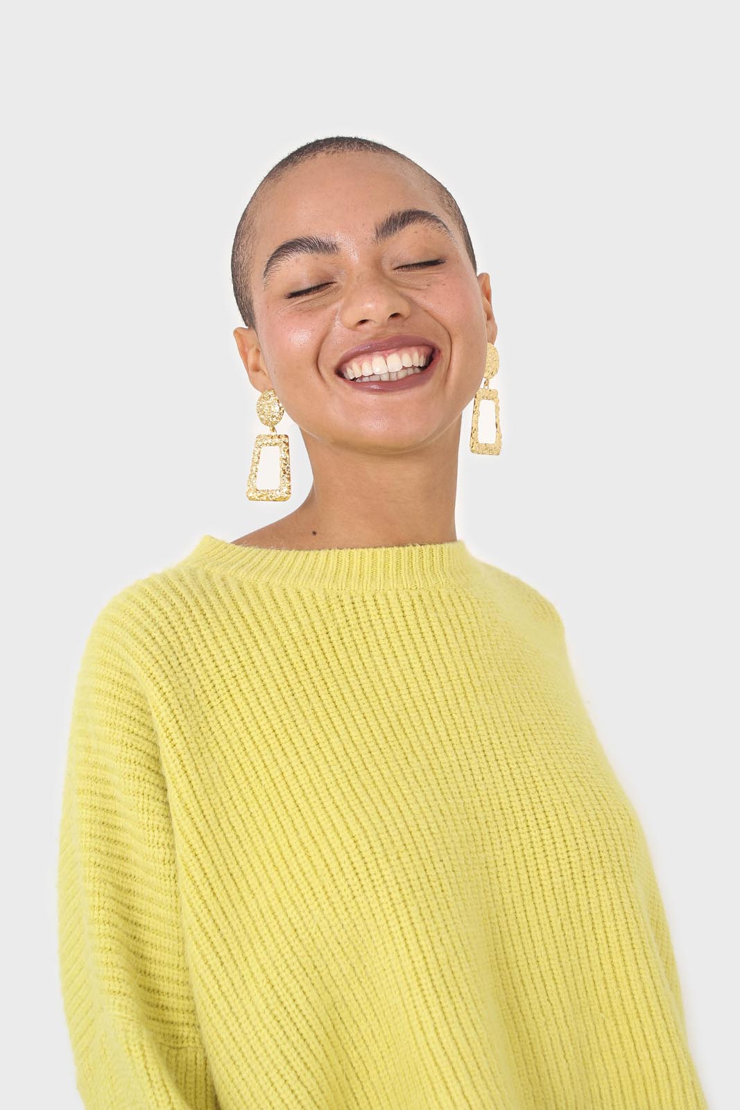 Yellow cross back crop front jumper_8