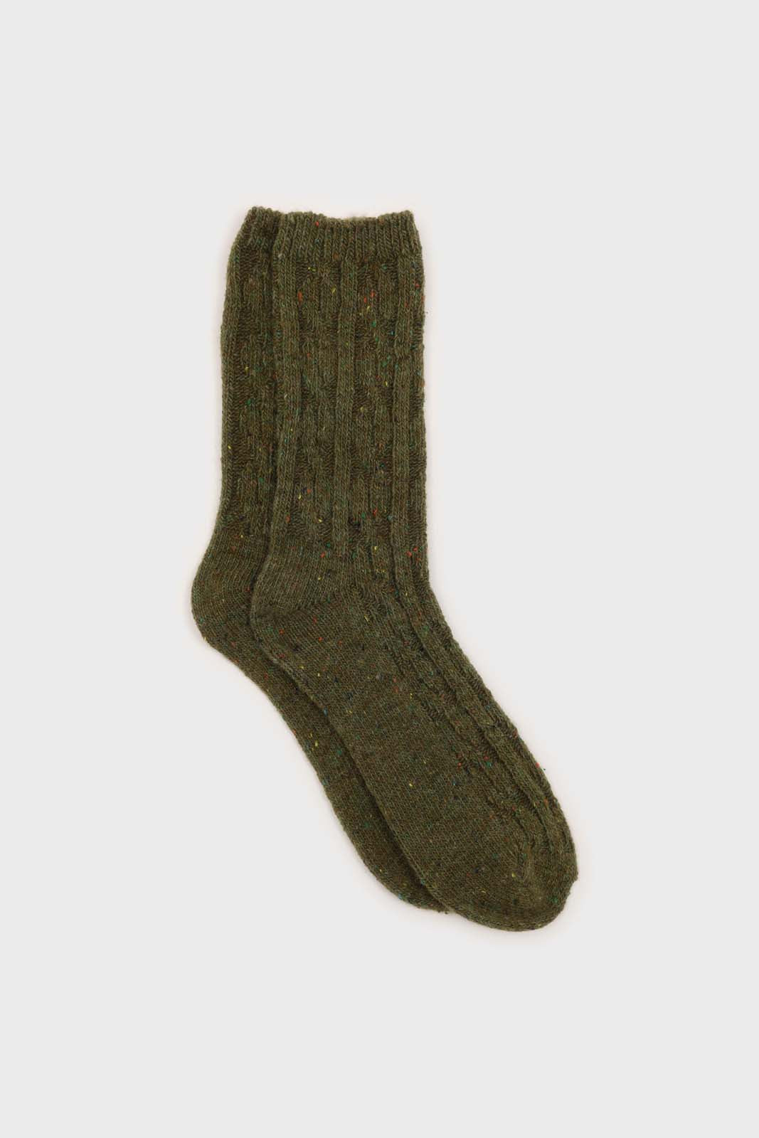 Dark rainbow fleck thick socks - Set of 5_3