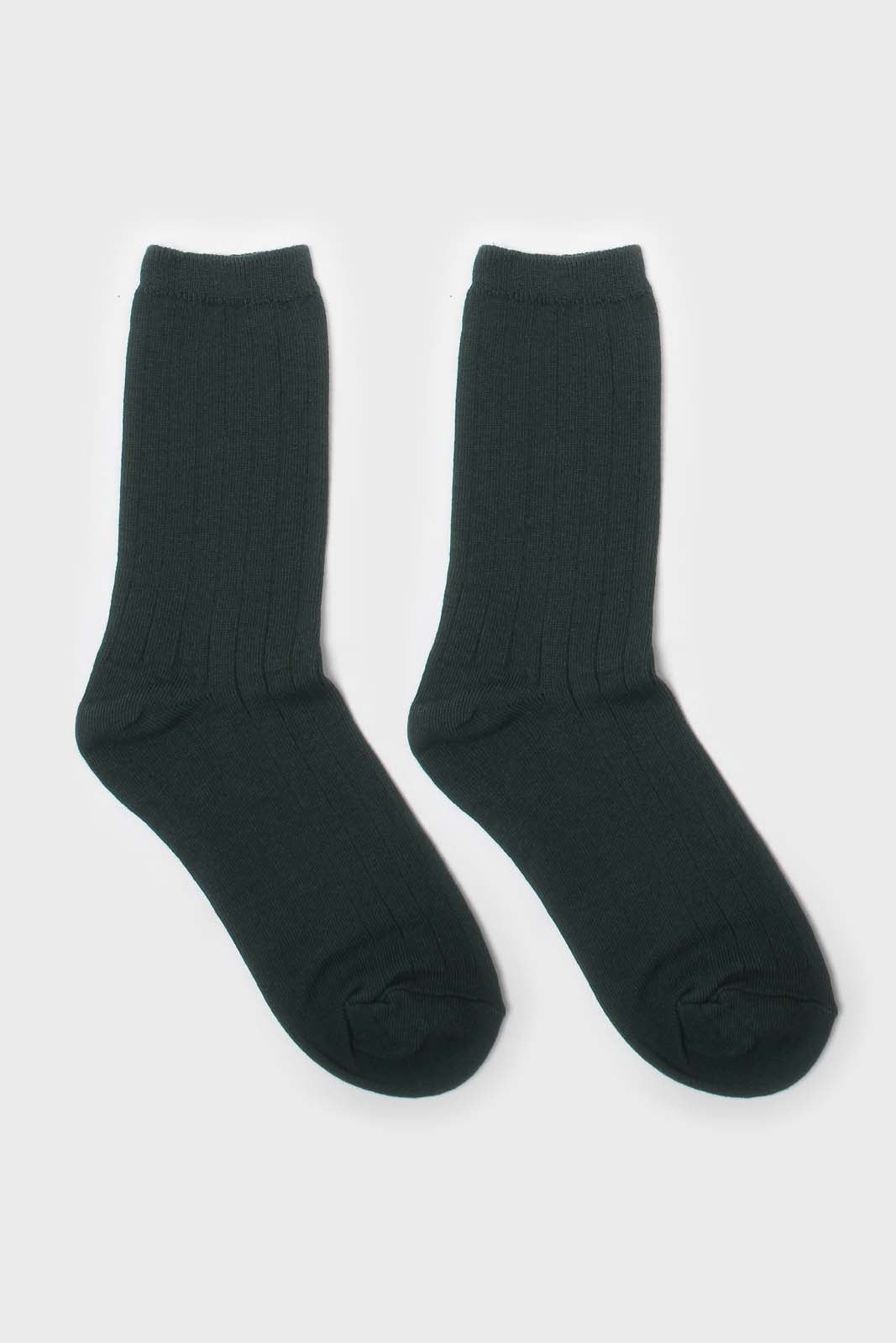 Teal giant rib socks_3
