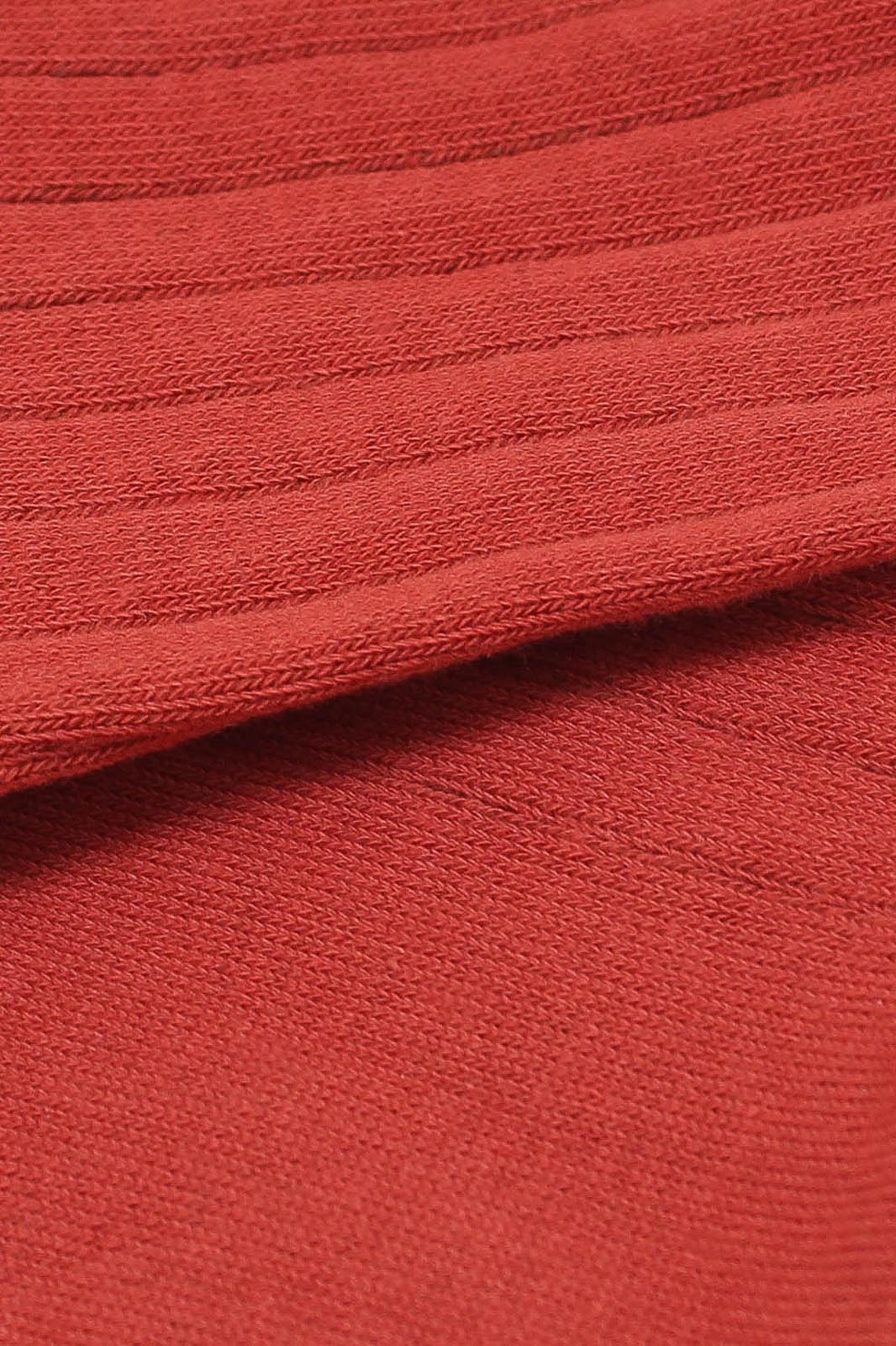 Orange giant rib socks_2