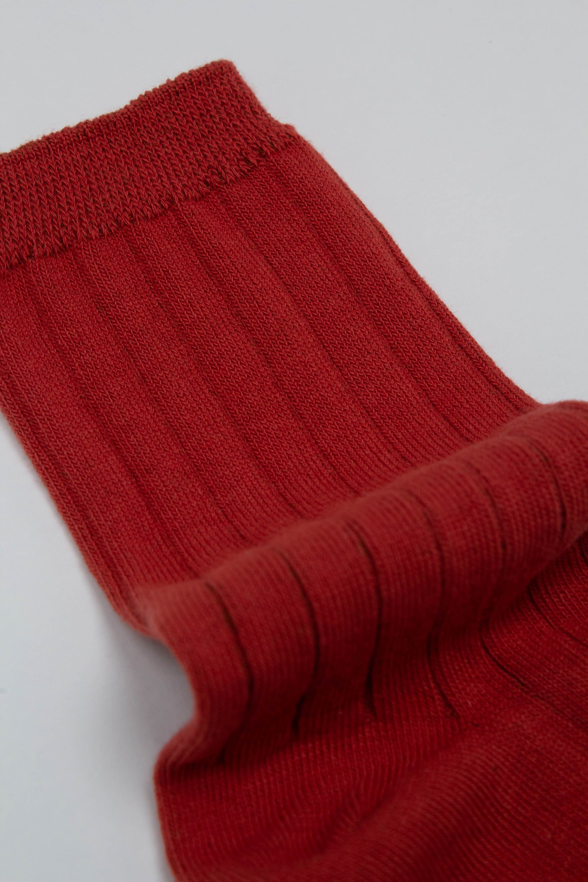 Orange giant rib socks_8