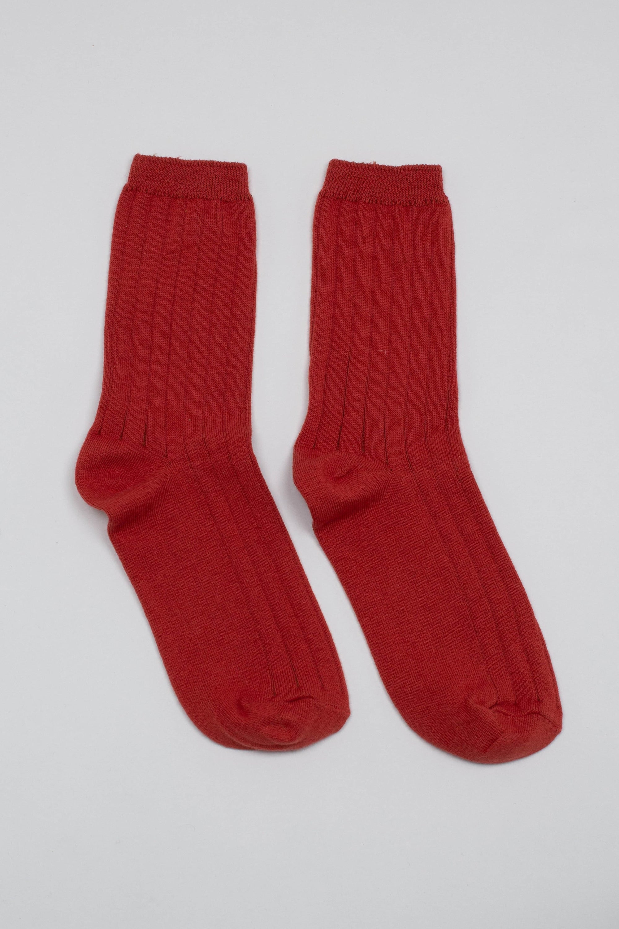 Orange giant rib socks_7