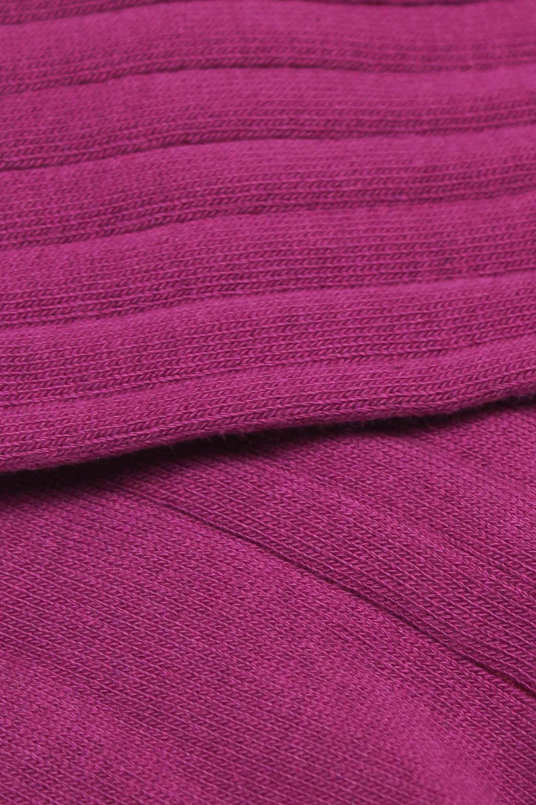 Purple giant rib socks_2