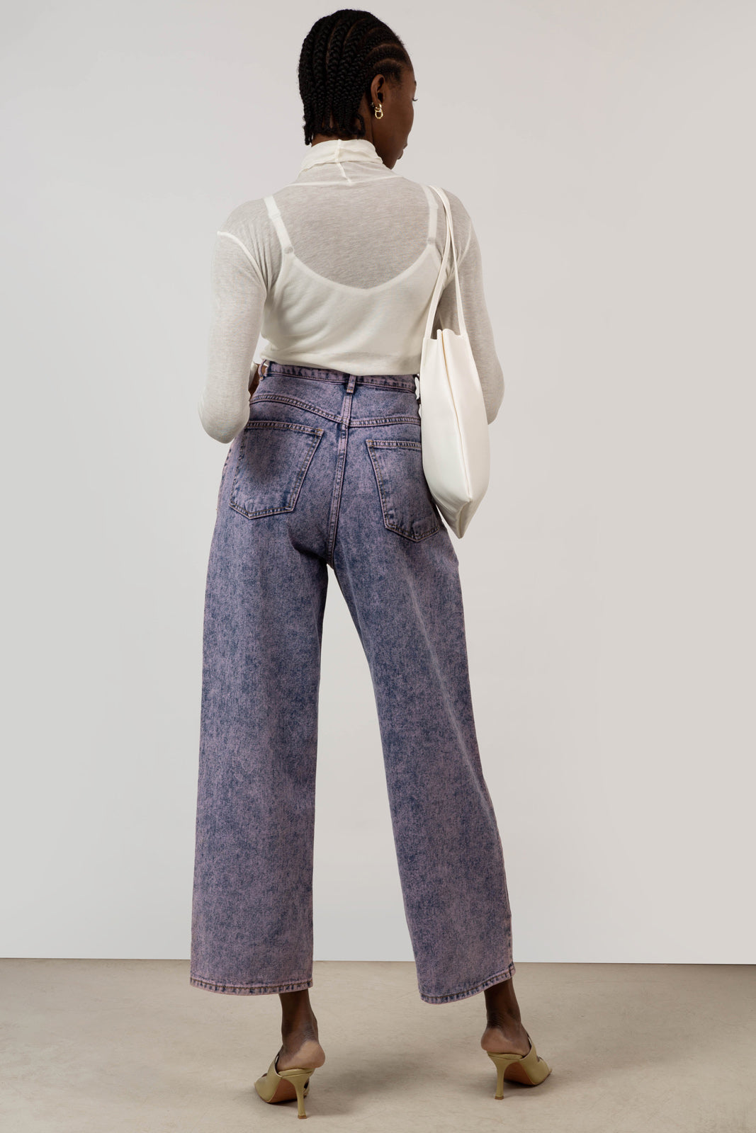 Ivory wool blend fitted turtleneck_3