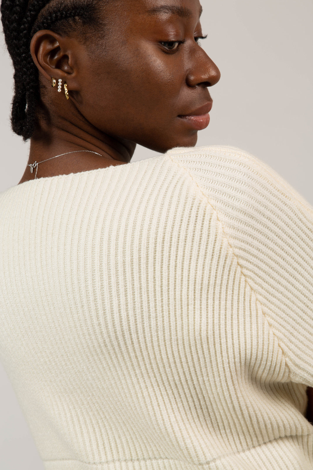 Ivory cross front panel knit top_3