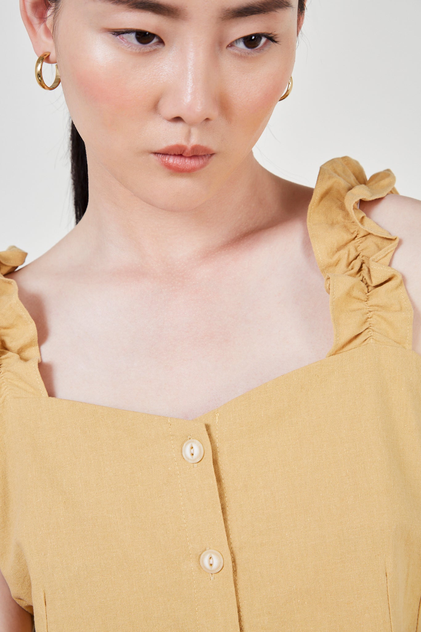 Mustard button front tank_4
