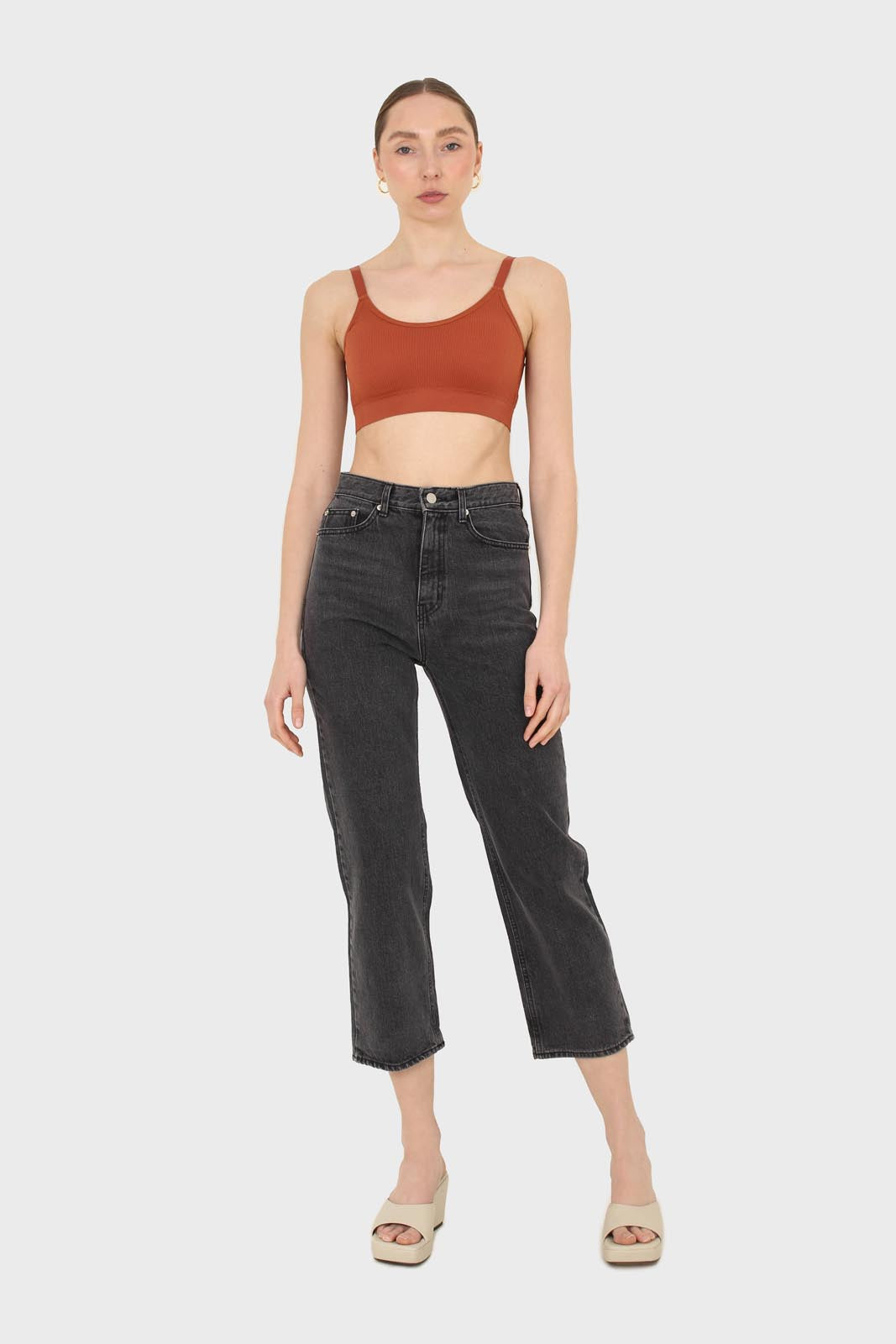 Washed black loose fit jeans - 5128_7