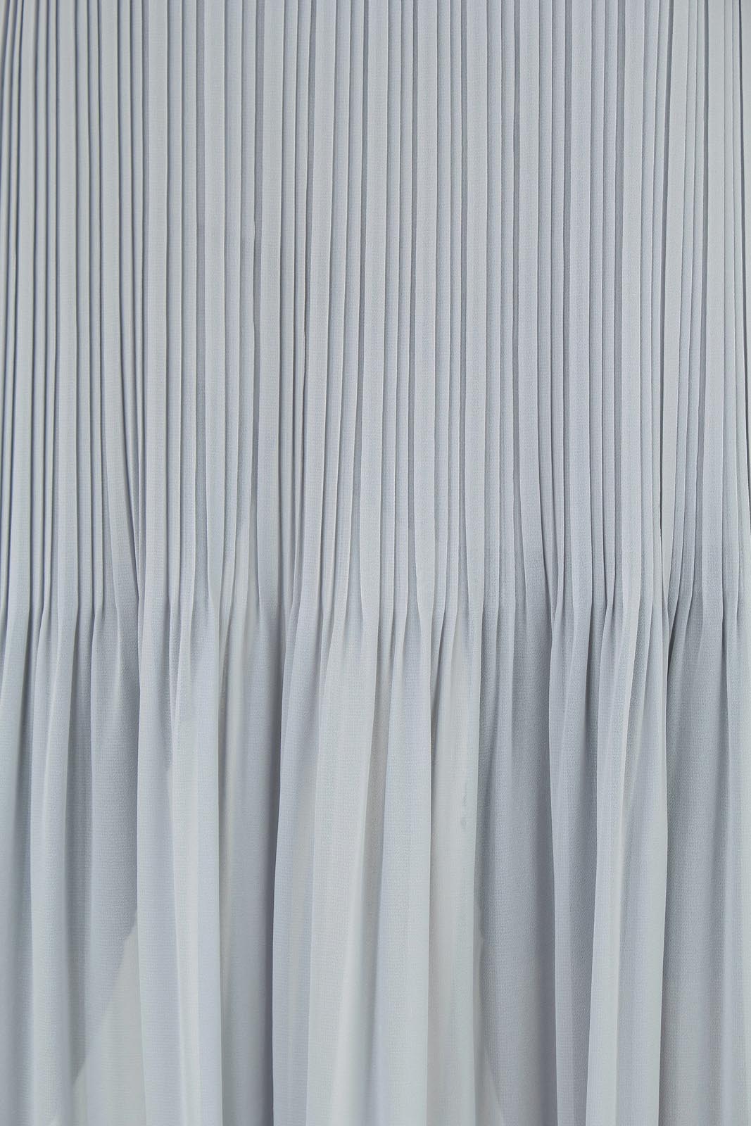 Light blue silky micro pleat maxi skirt_2