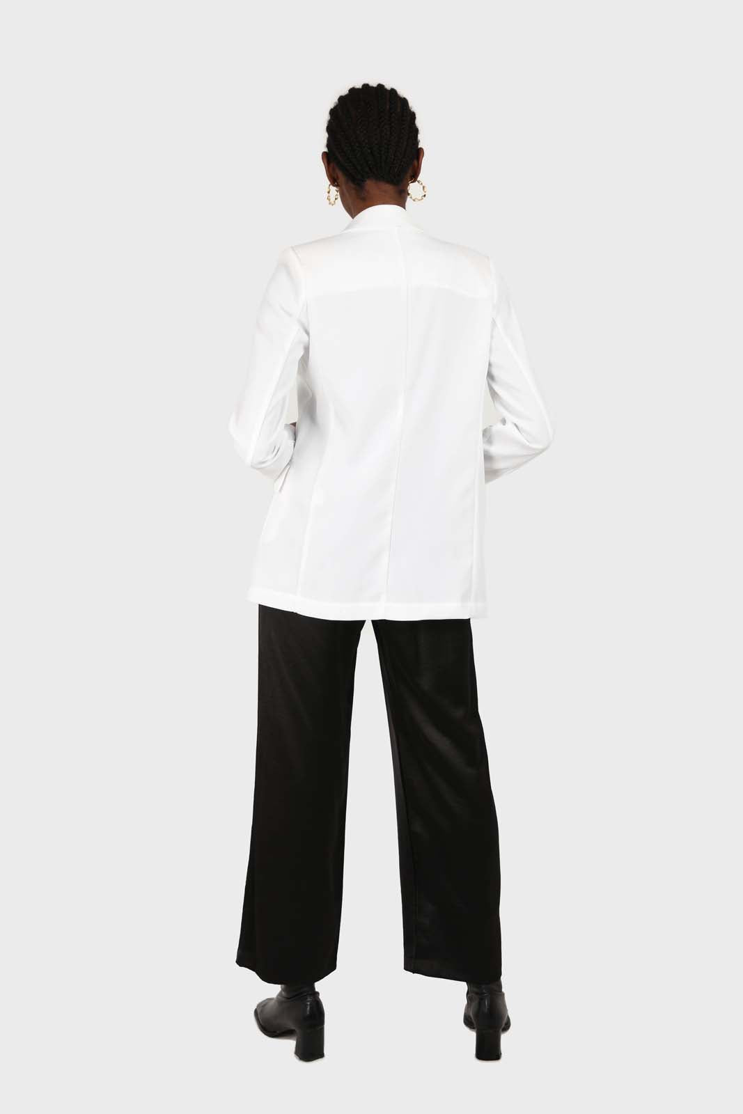 Ivory single breasted oversized linen blazer_3