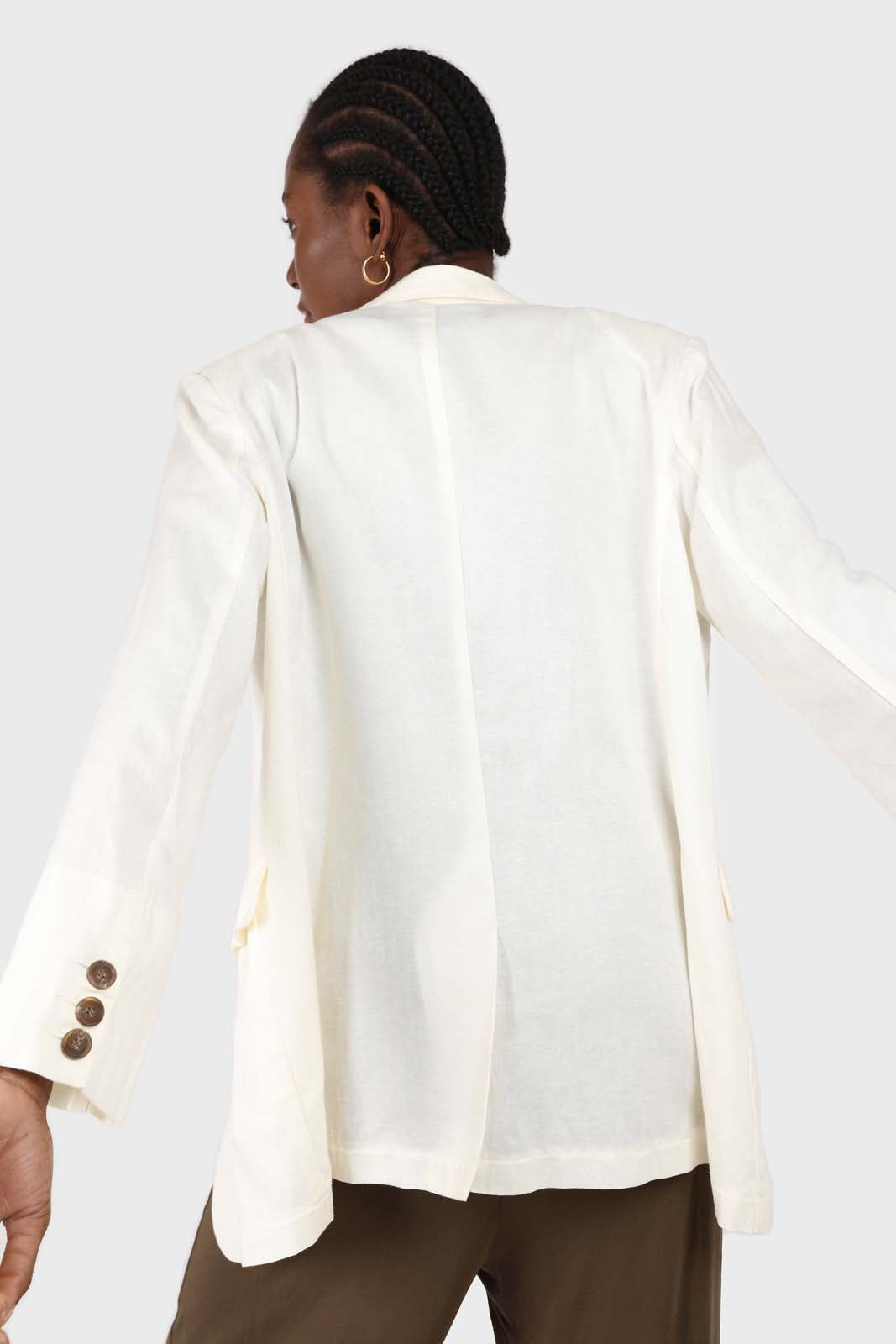 White single breasted tailored blazer_5