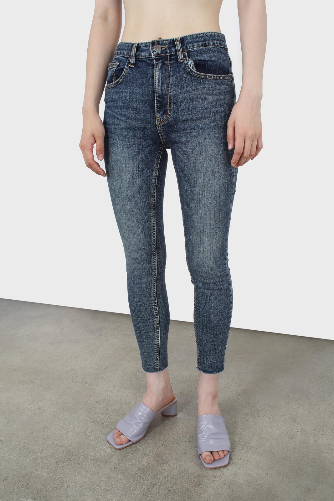 Mid blue skinny jeans-5354_5