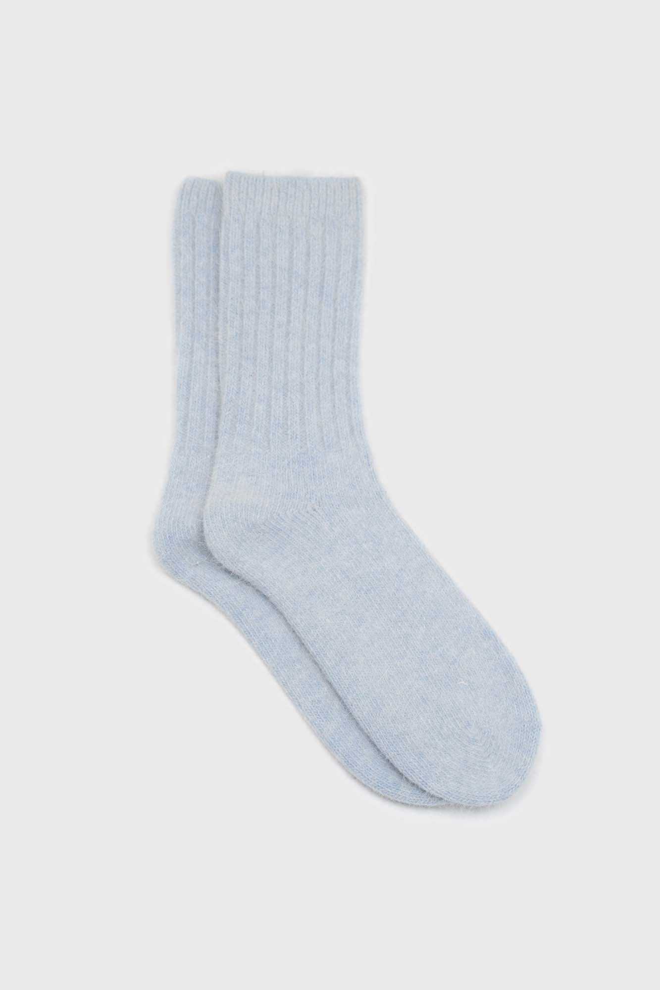 Pastel ribbed angora socks - Set of 3_2