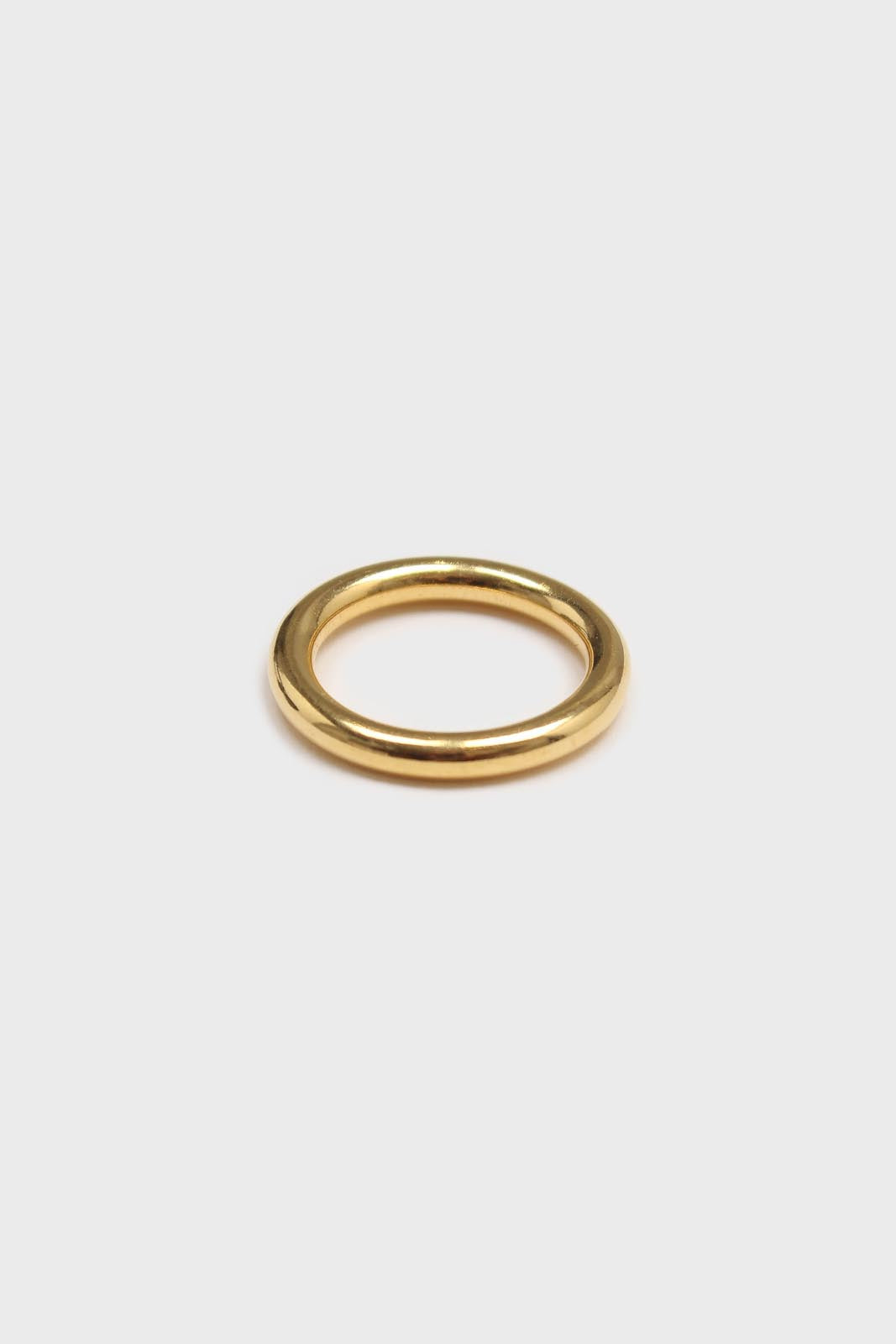 Gold simple thick banded ring_1