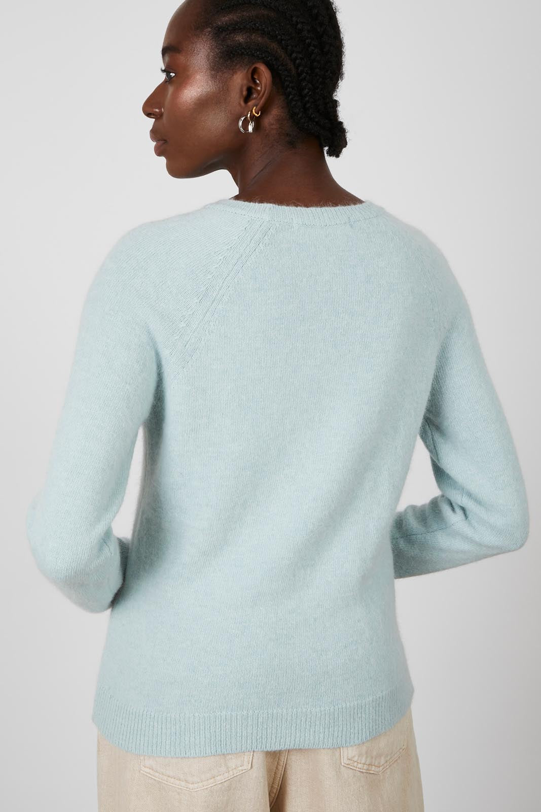 Mint crew neck raglan sleeve wool jumper_4
