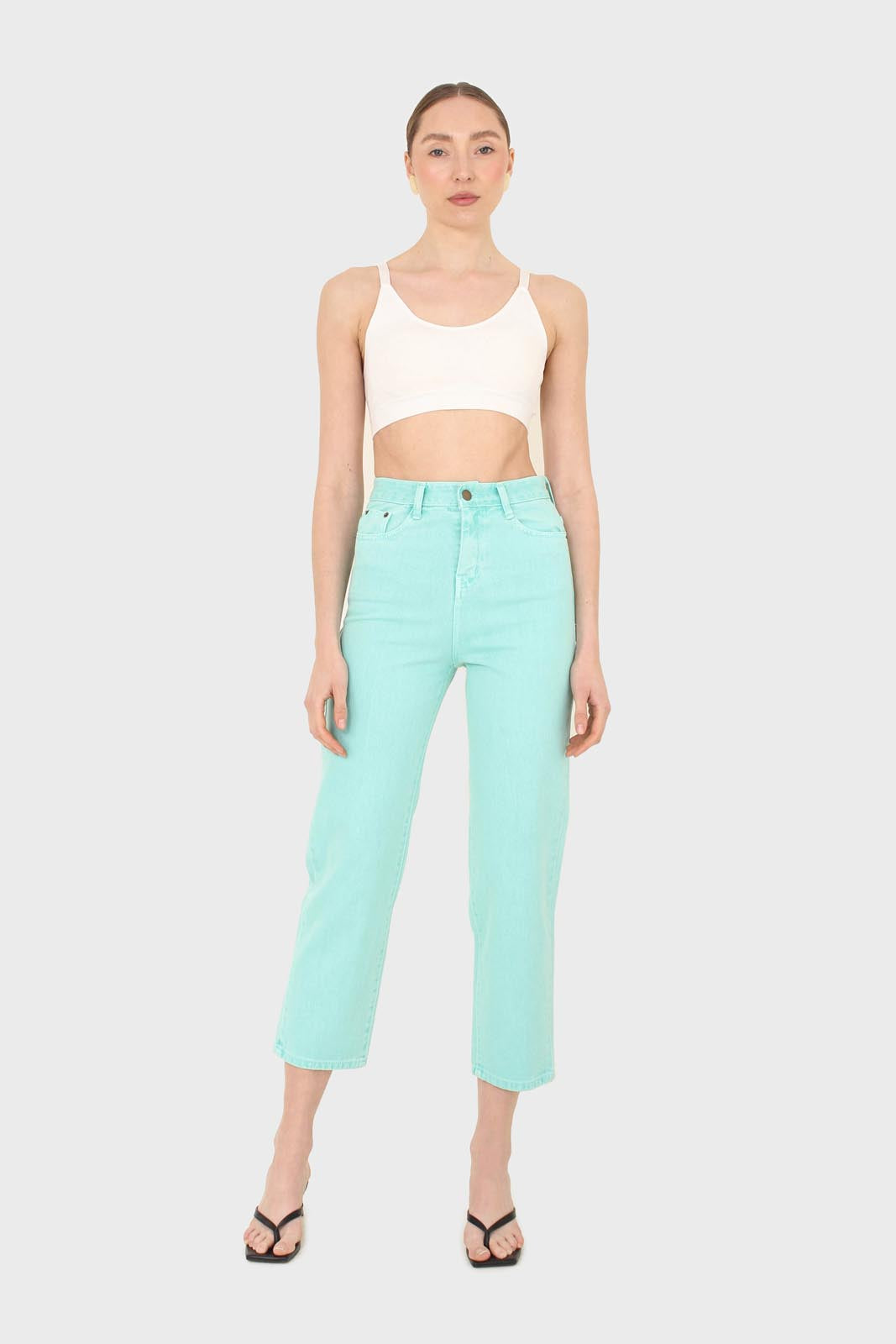 Washed mint mom jeans - 209_6