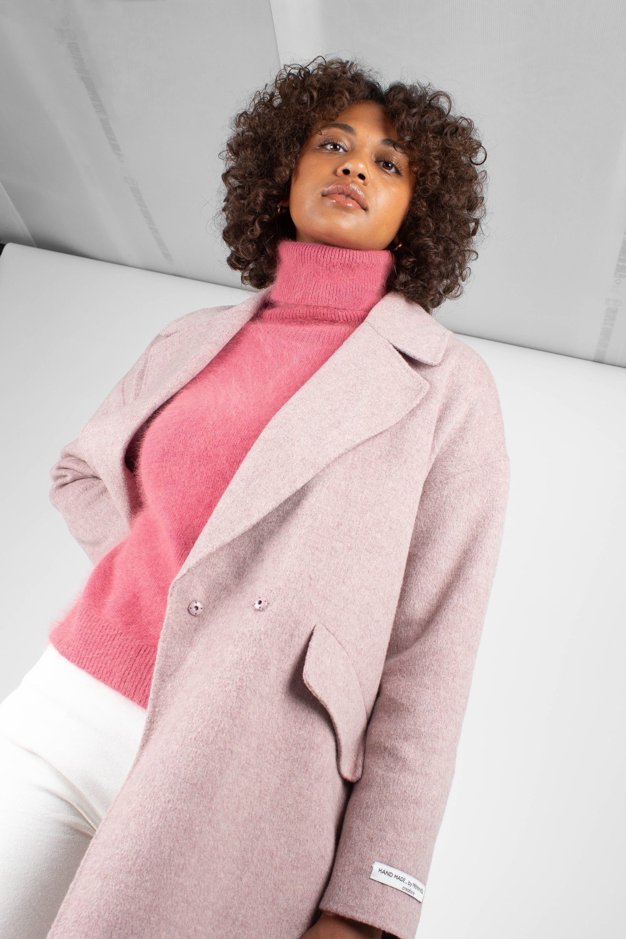 Lilac single breasted oversized wool coat_3