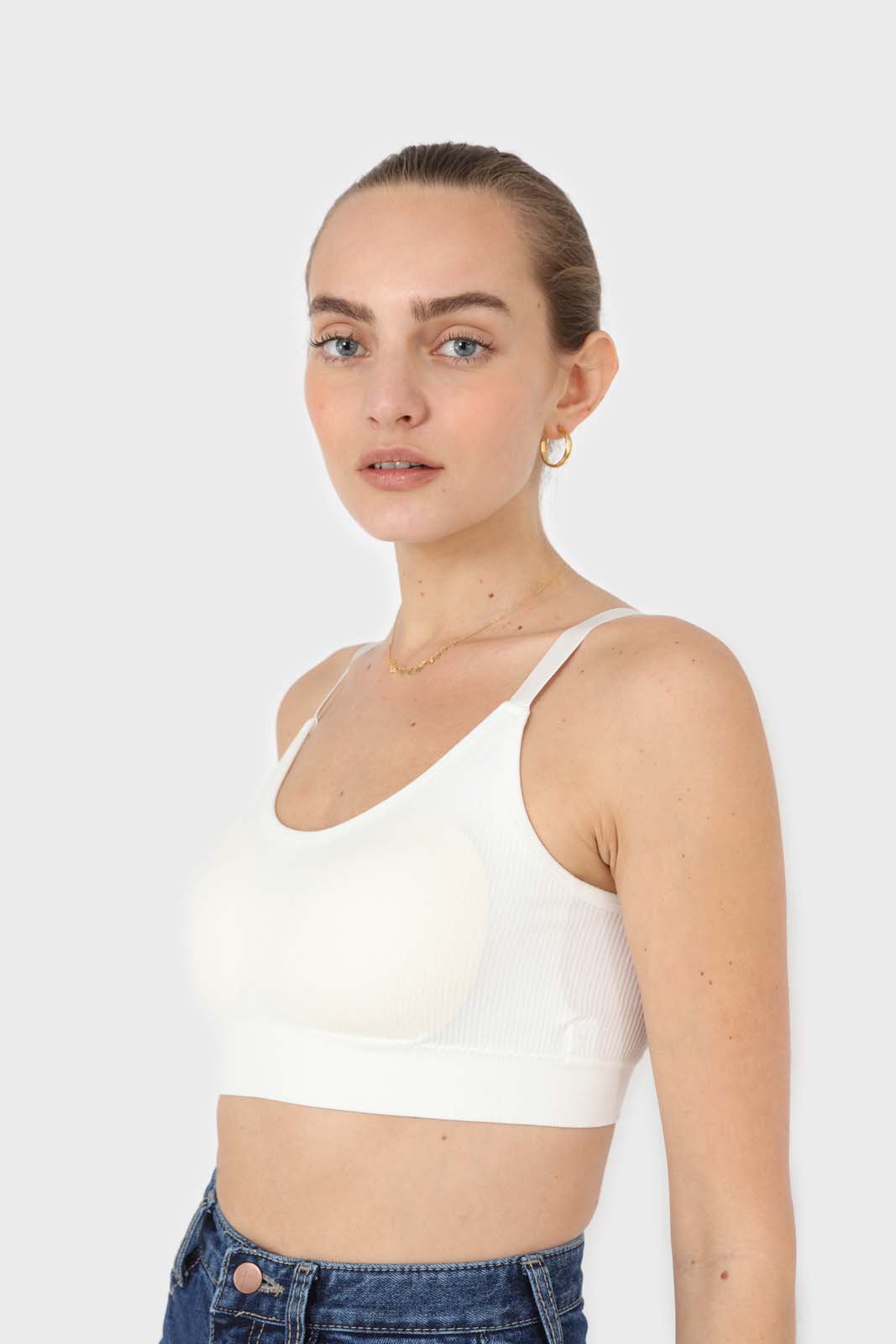 White ribbed bra top_4