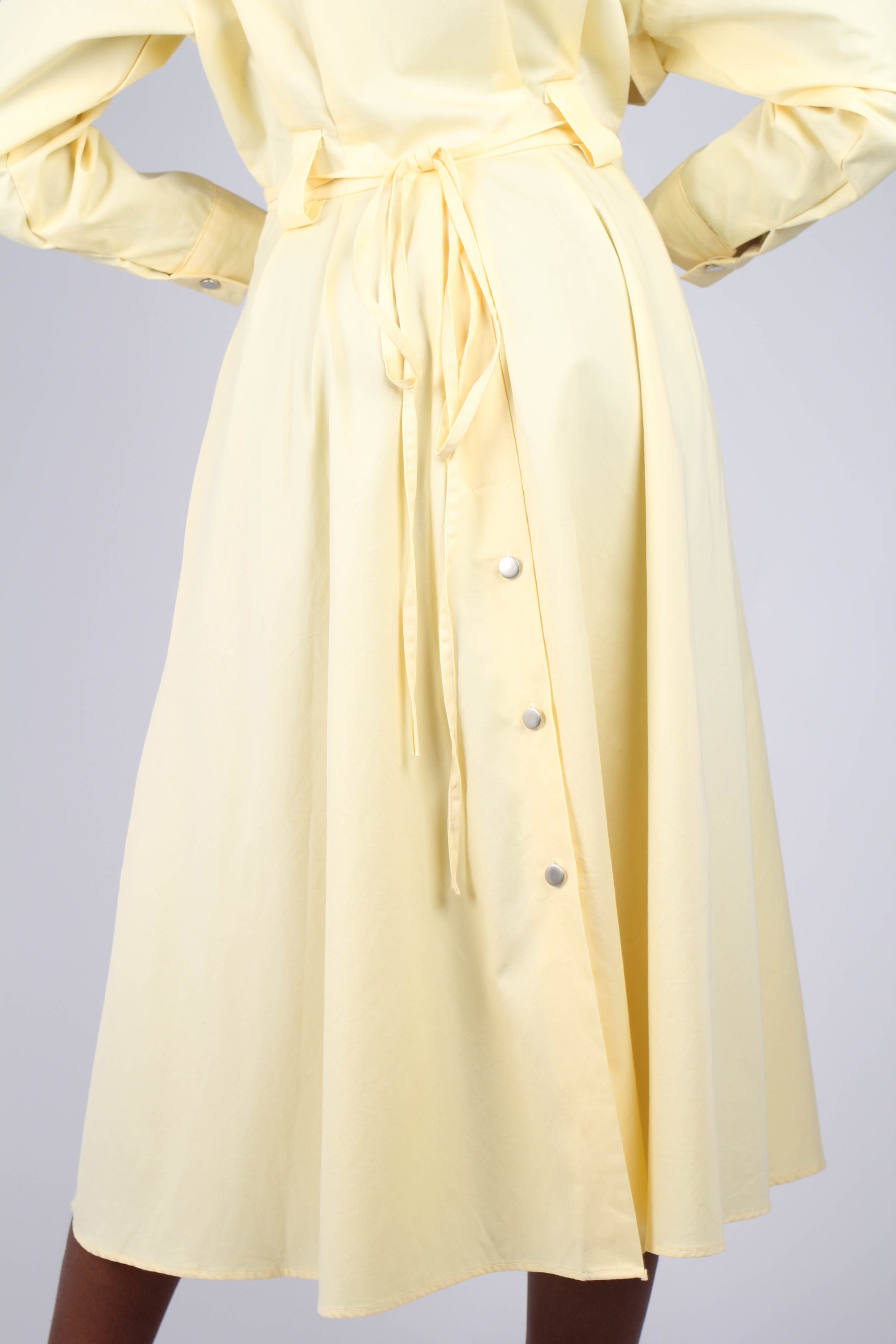 Lemon button front utility maxi dress_16