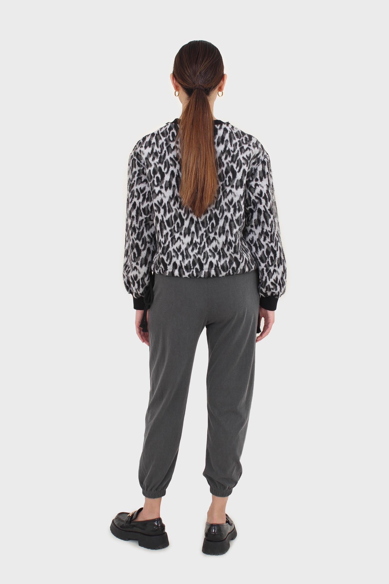 Charcoal loose fit sweatpants - set_3