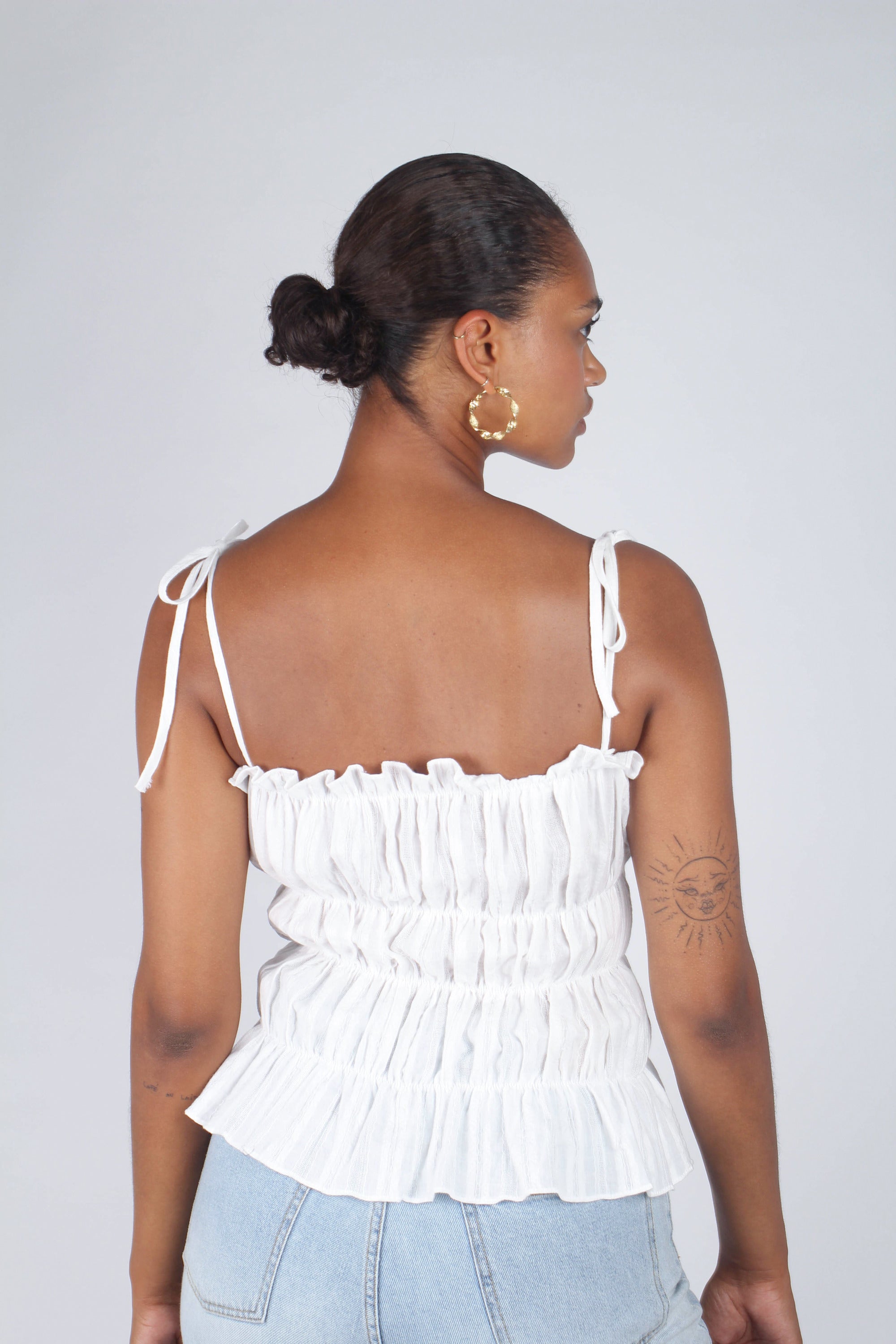 White smocked tie strap tank_11