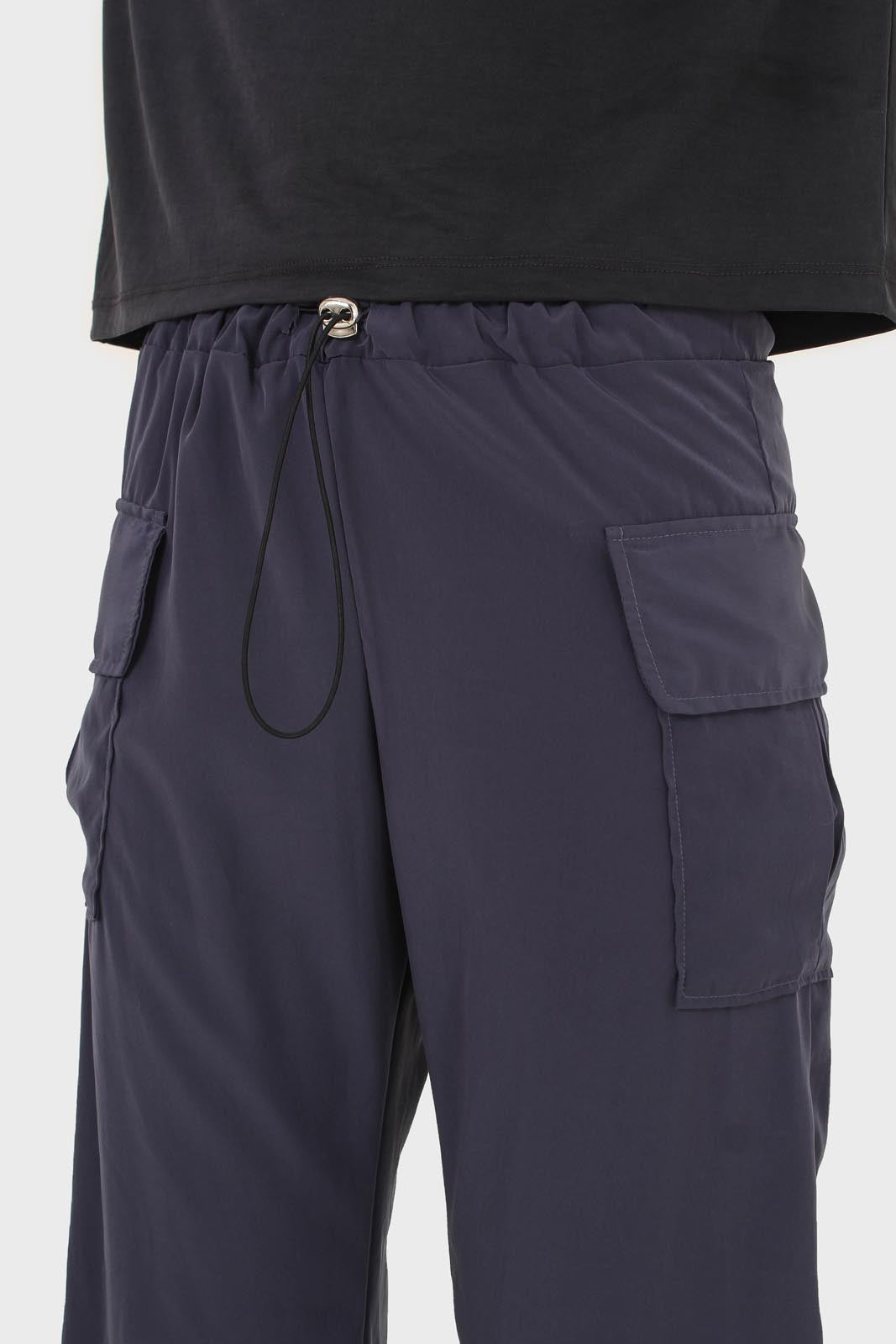 Charcoal silky jogging trousers_6