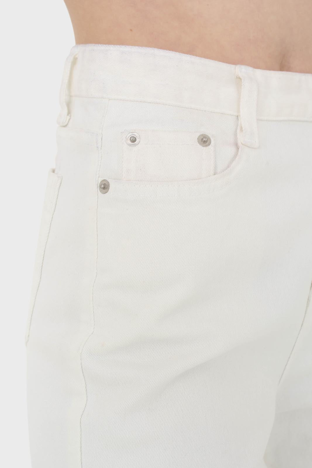 Ivory straight raw cut wide fit jeans - 839_12