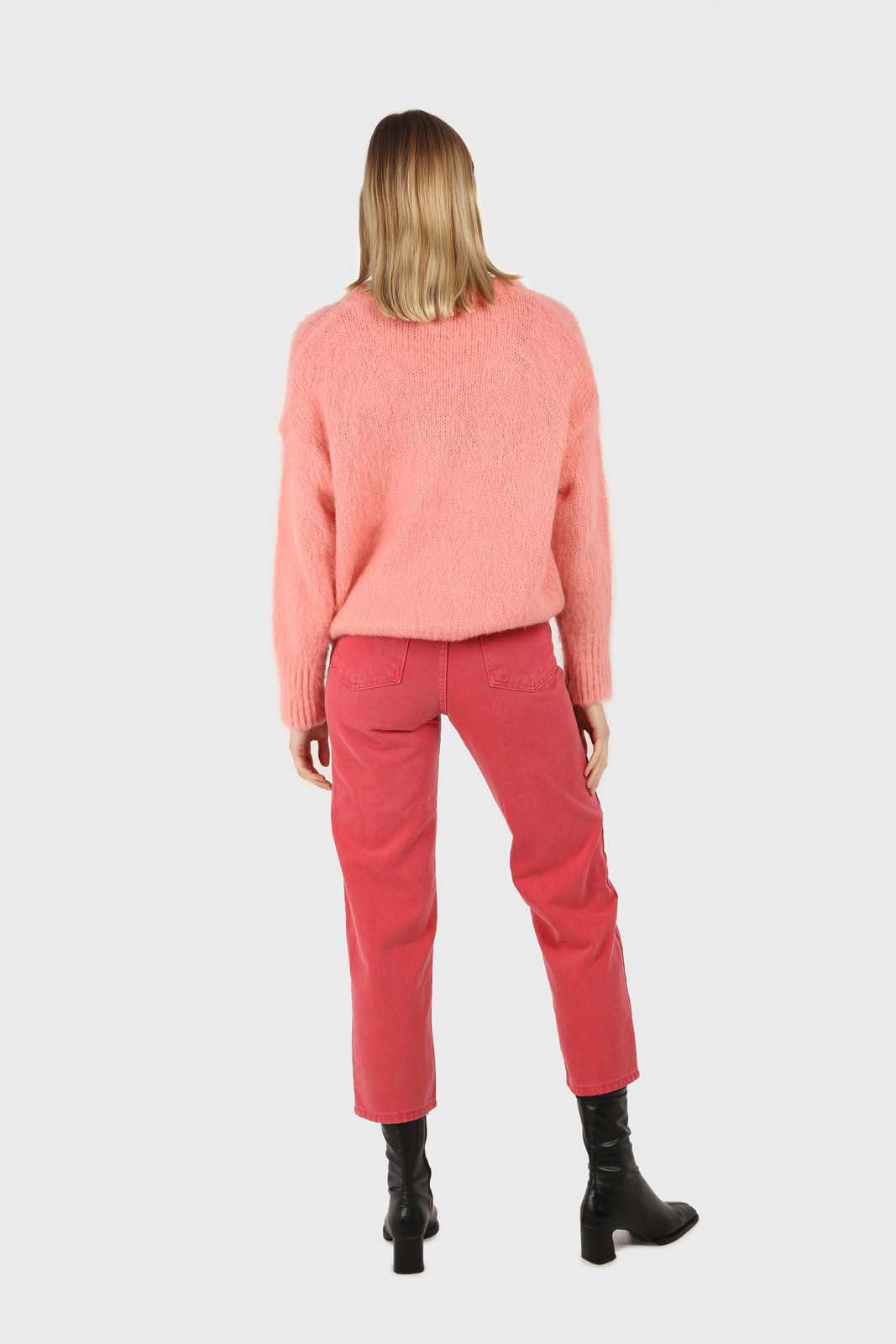 Washed red mom jeans - 209_10