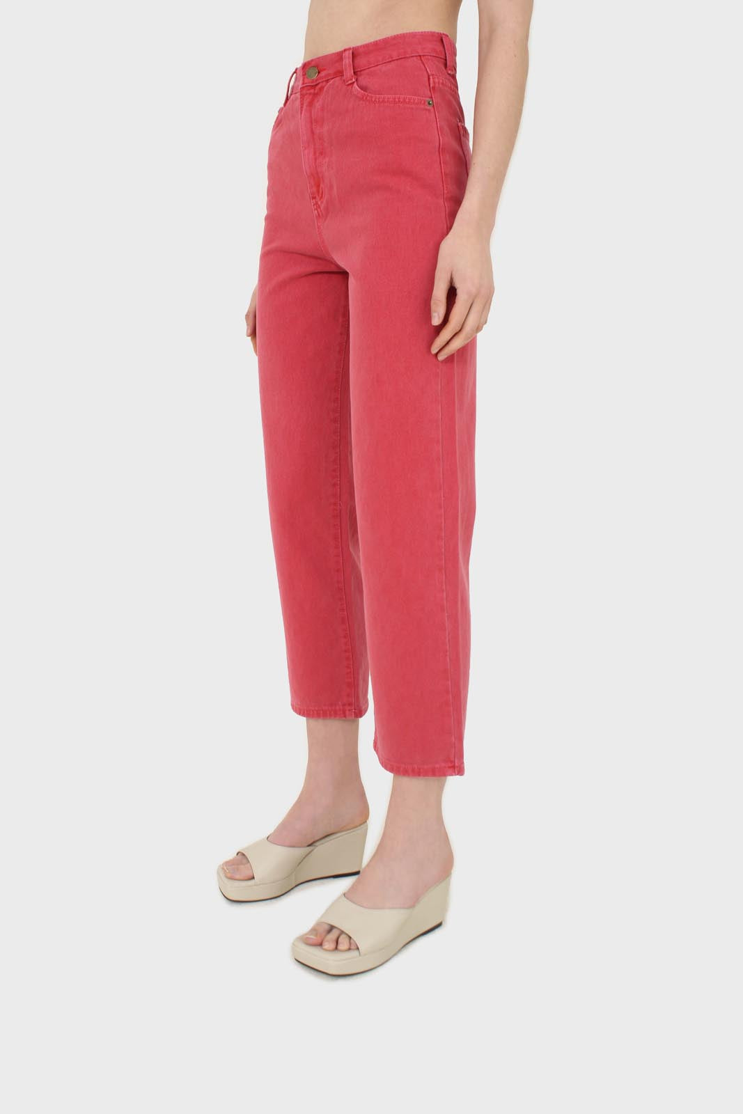 Washed red mom jeans - 209_2