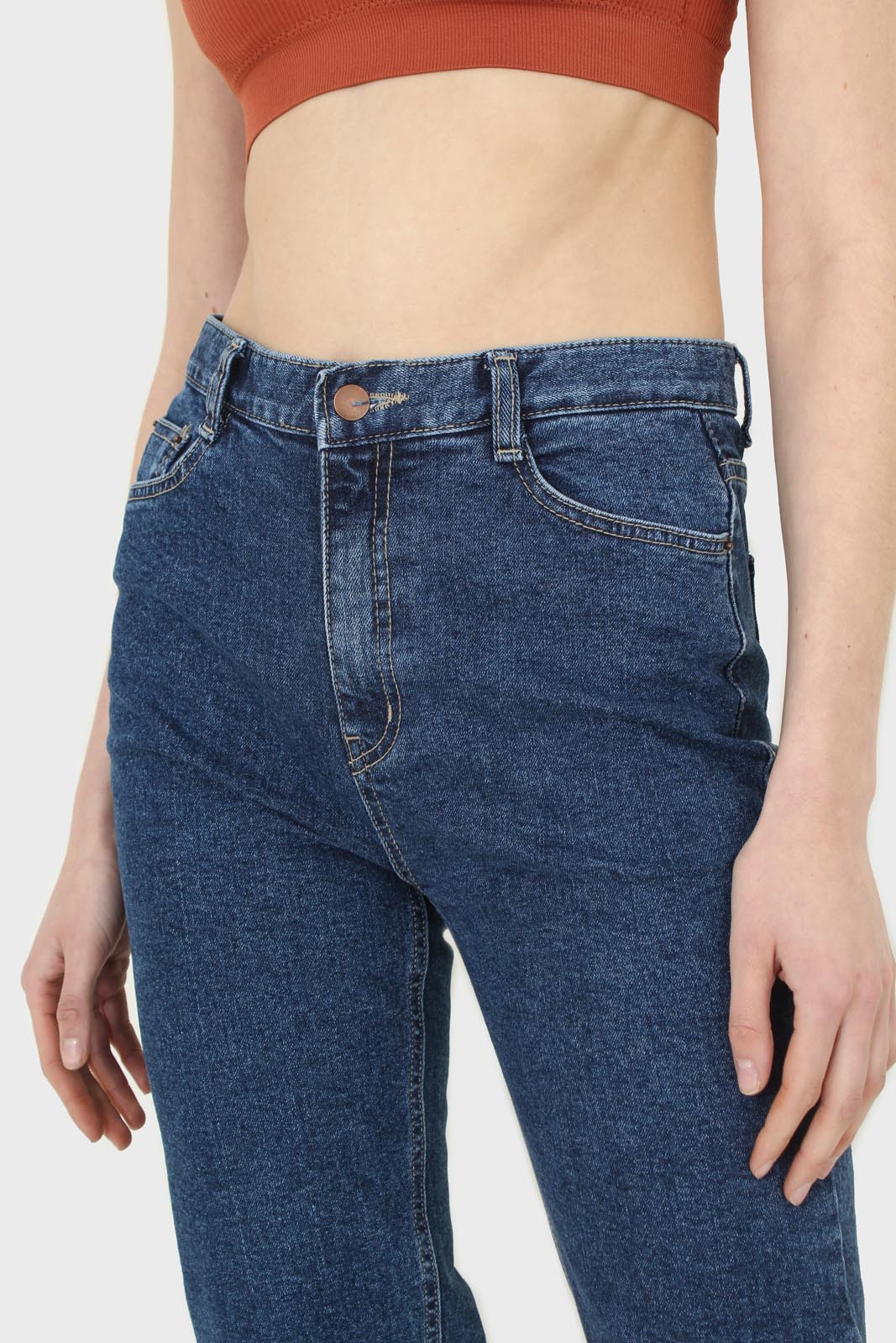 Mid blue straight jeans - 1208_5