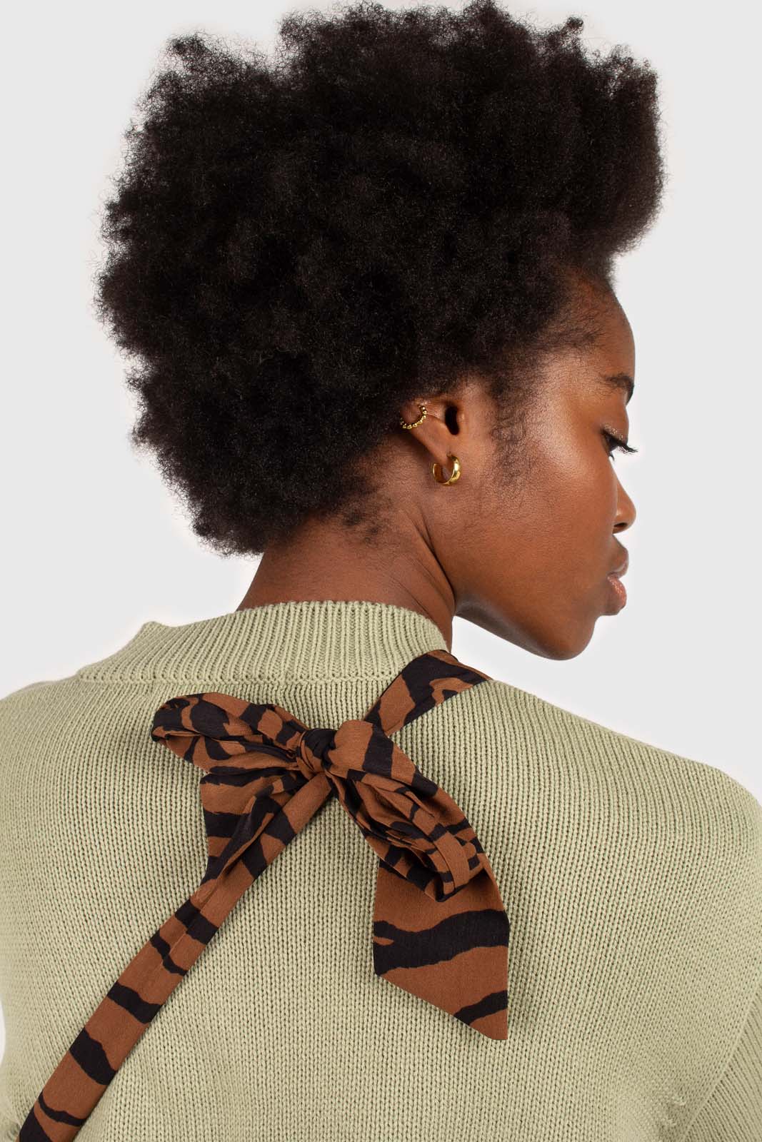 Brown and black zebra print tie strap tote_6