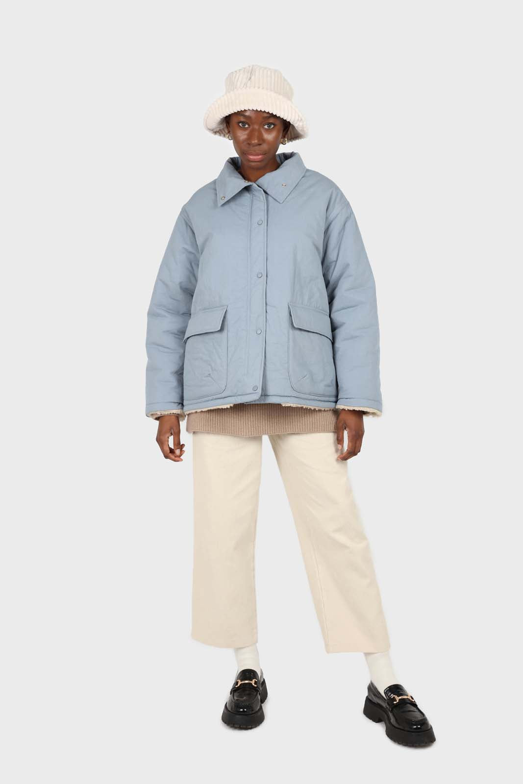 Ivory large ribbed bucket hat_6