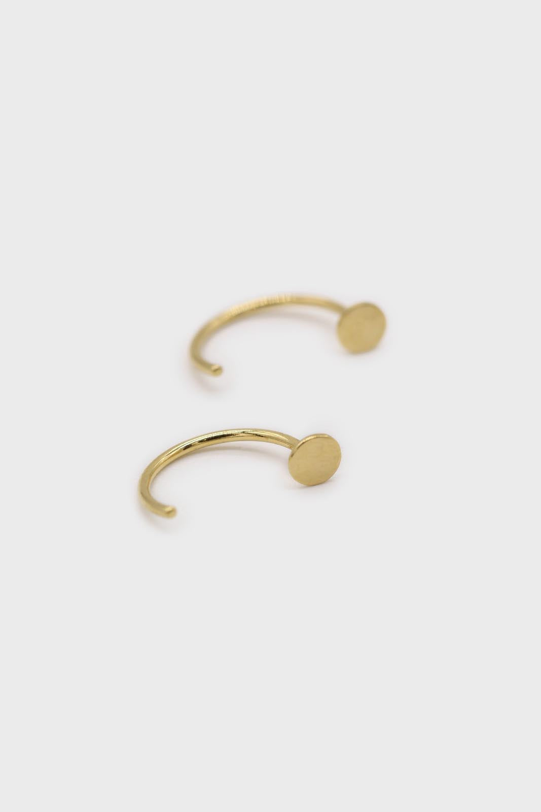 Gold circle half hoop_1