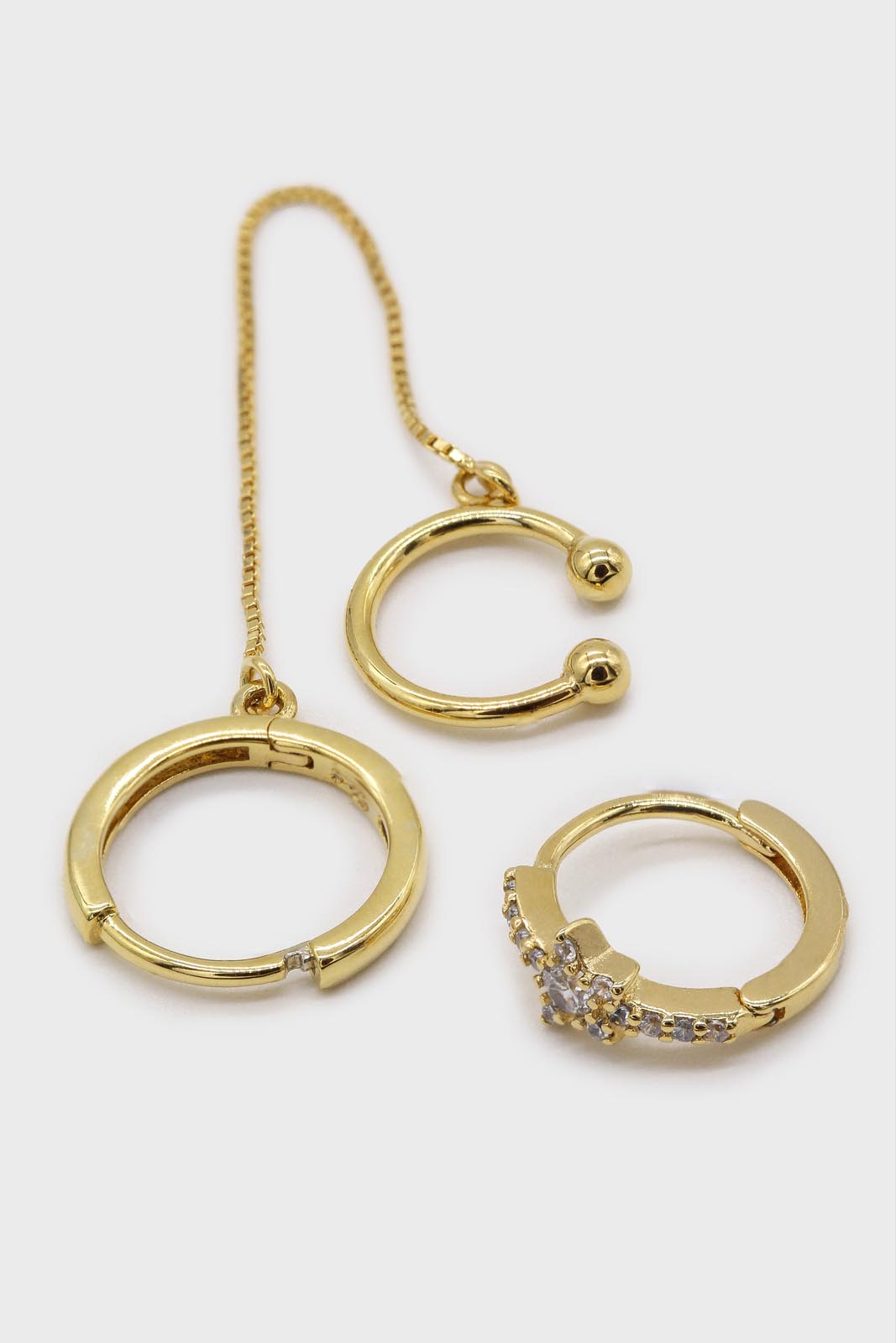 Gold connect the stars ear party stack_1