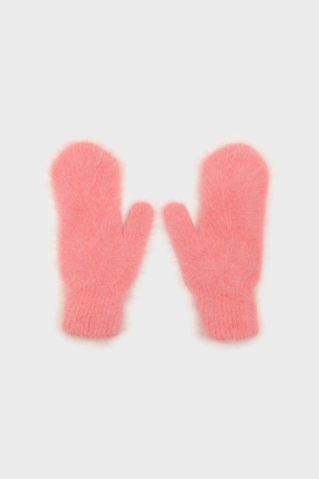Pink mohair mittens_2